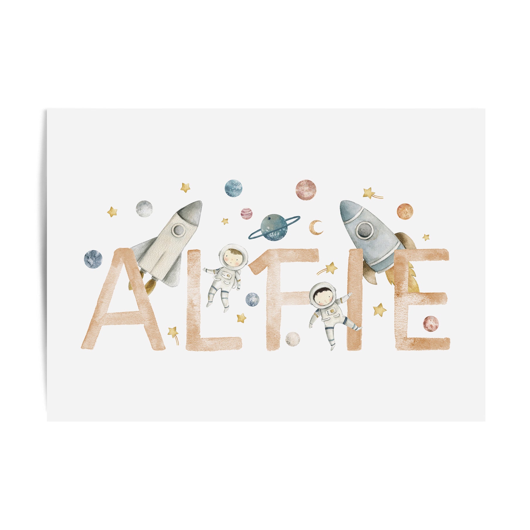 Space Name Print