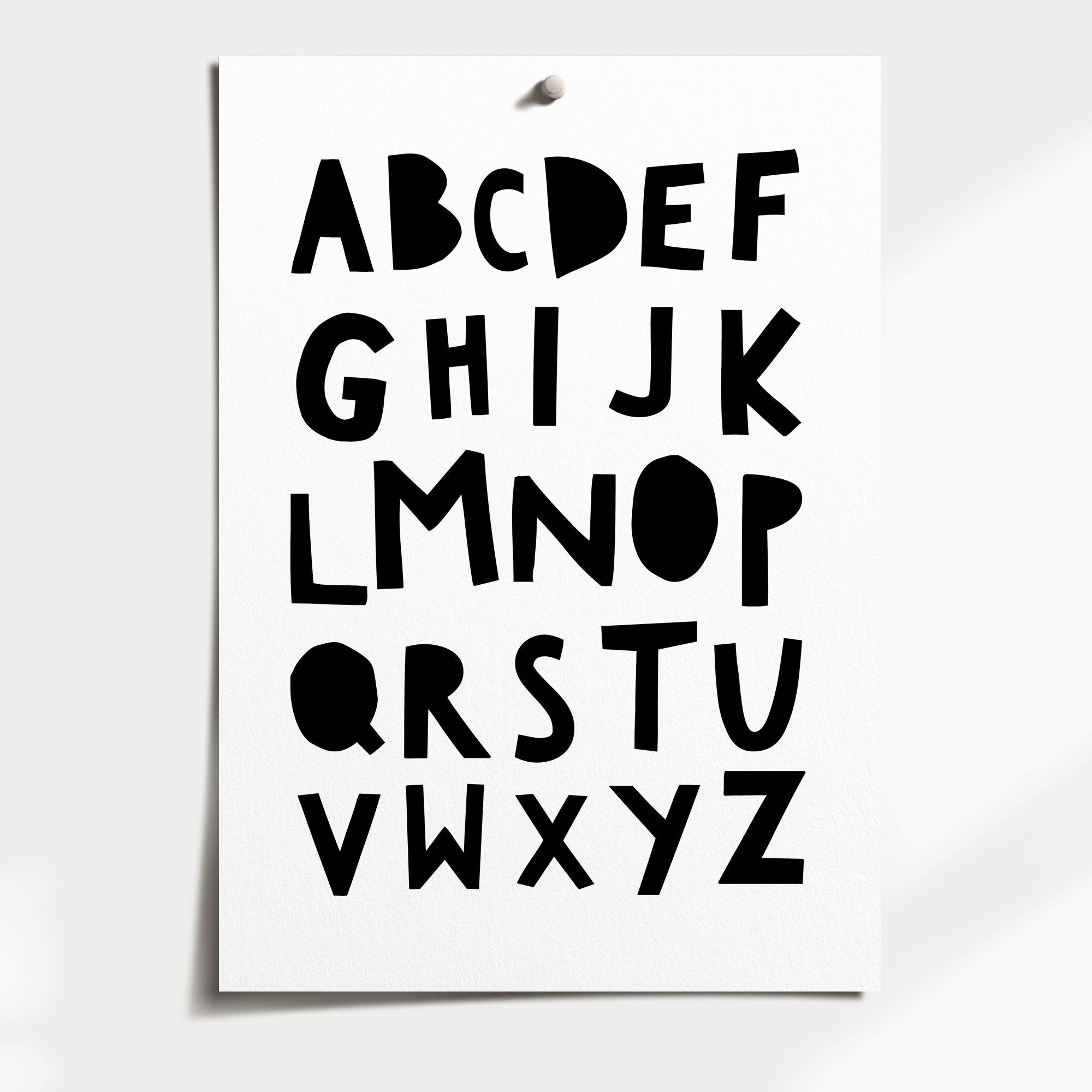 Alphabet & Dinosaur Prints