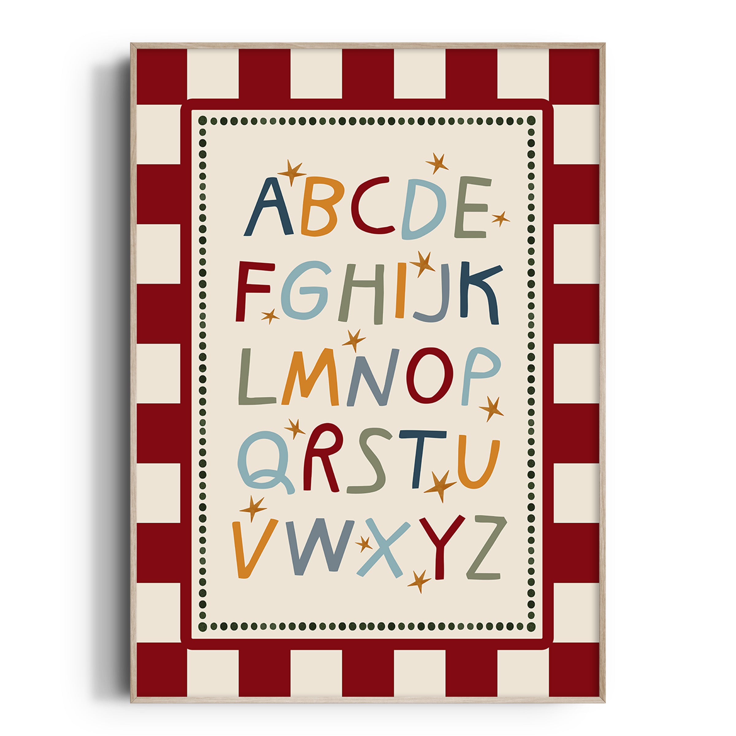 Check ABC Alphabet Print