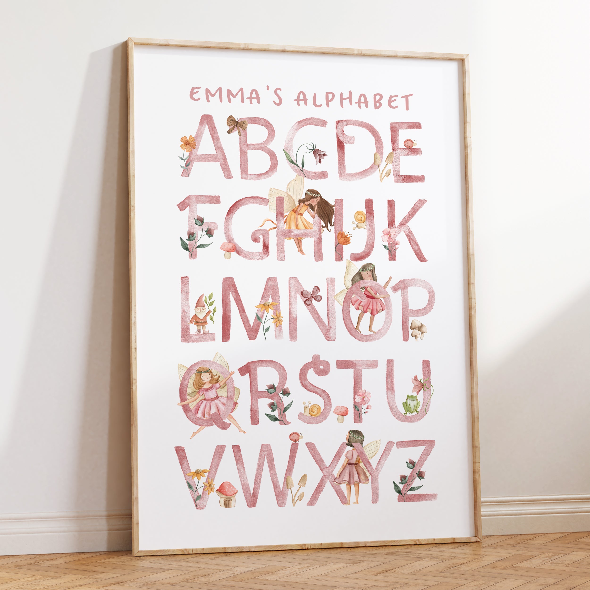 Fairy Alphabet Name Print