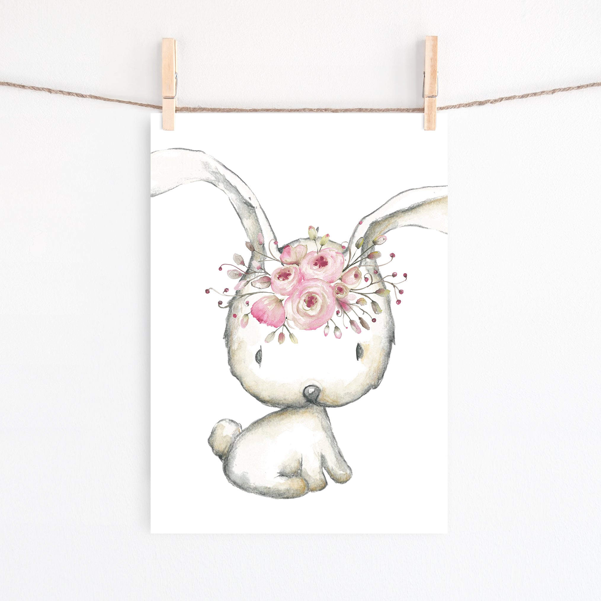 Woodland Bunny Print