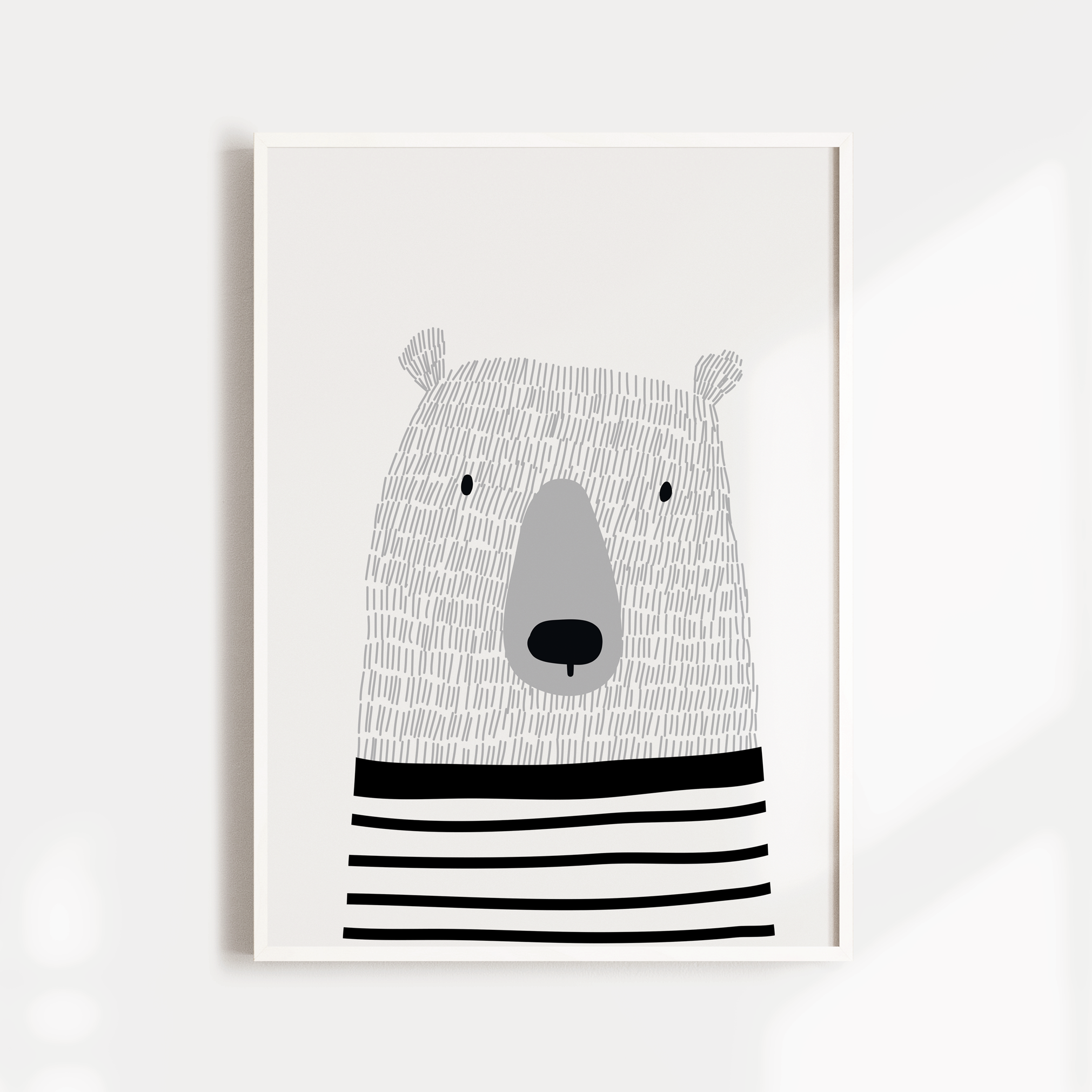 Scandi Lion, Bear & Name Prints