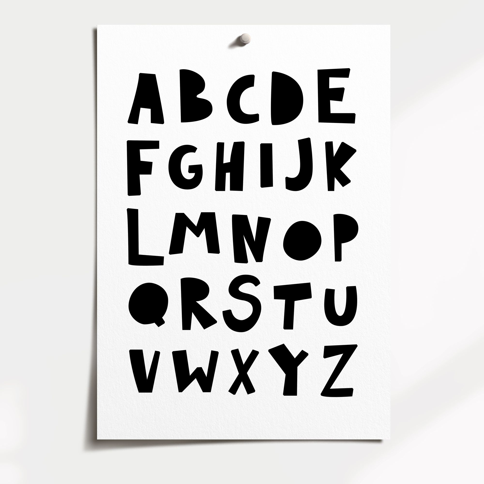 Sea Animals, Alphabet, Rainbow Prints