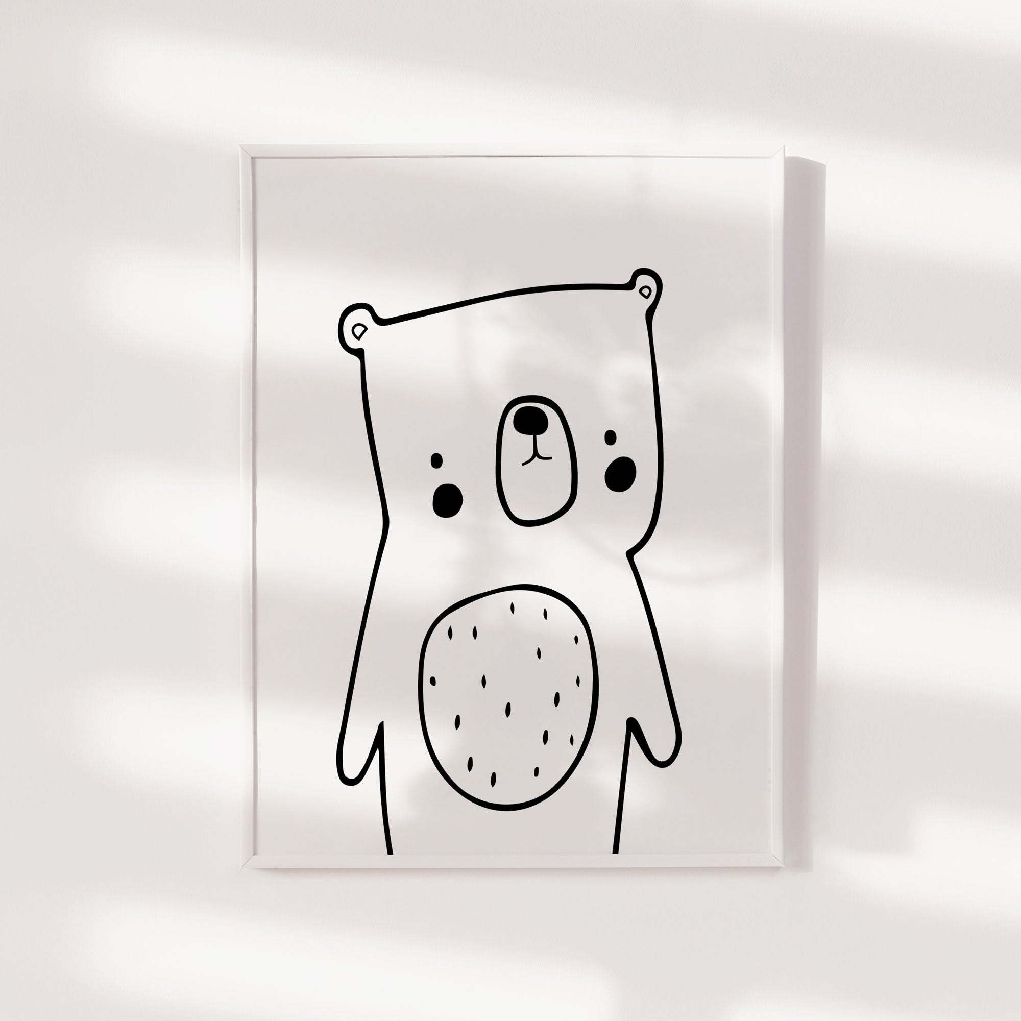 Woodland Bear Print