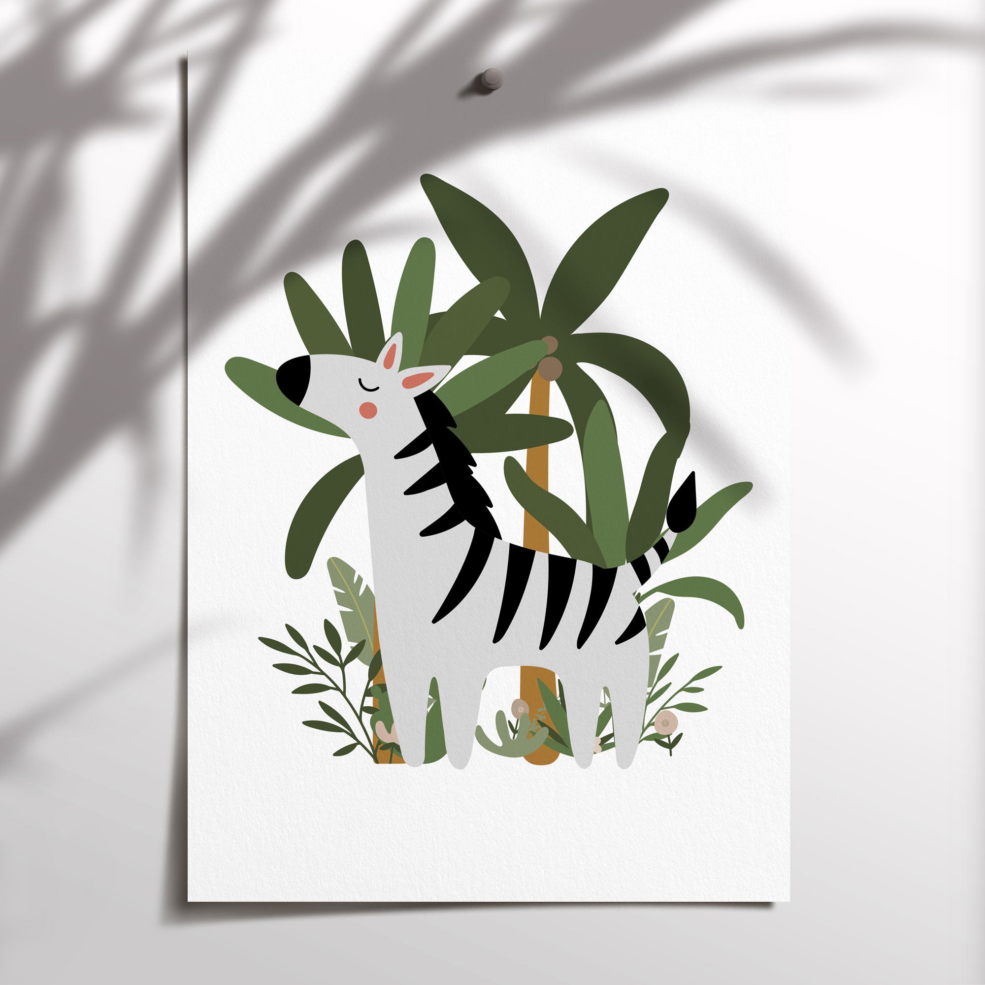 Zebra Jungle Print