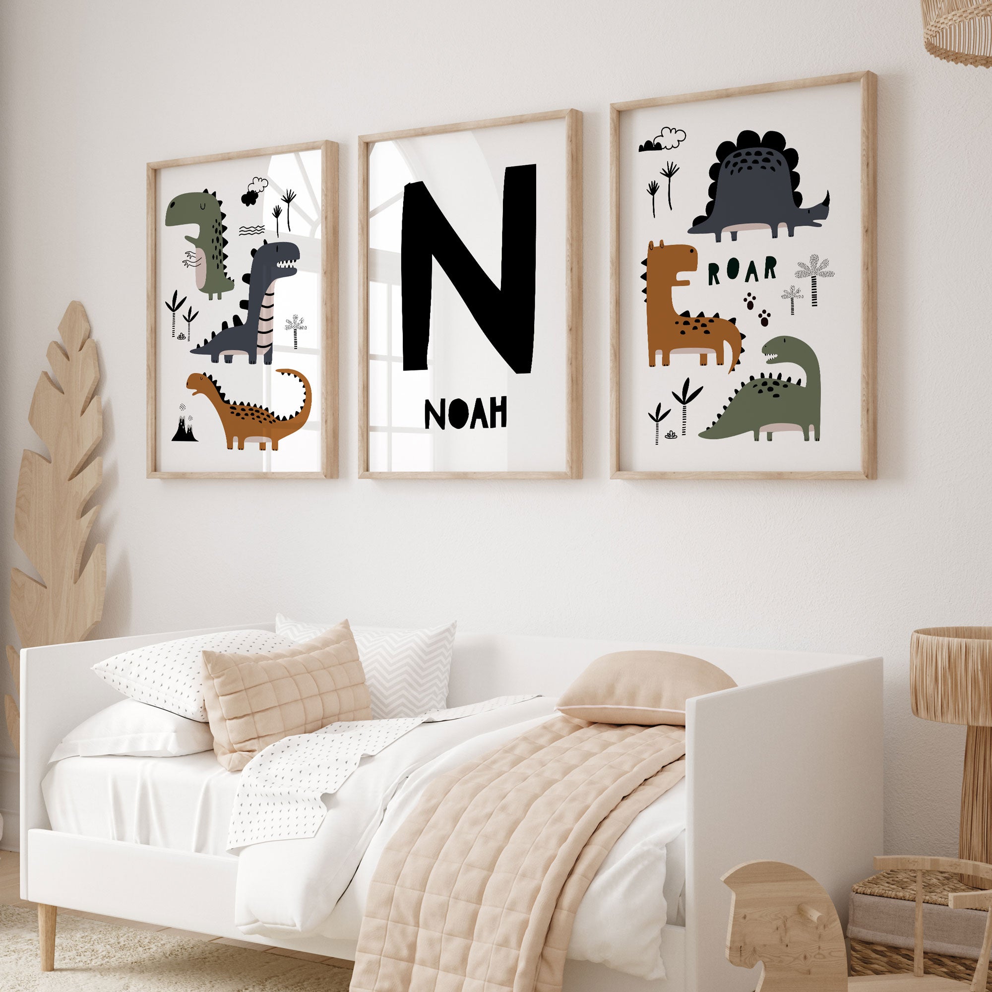 Name & Dinosaur Prints