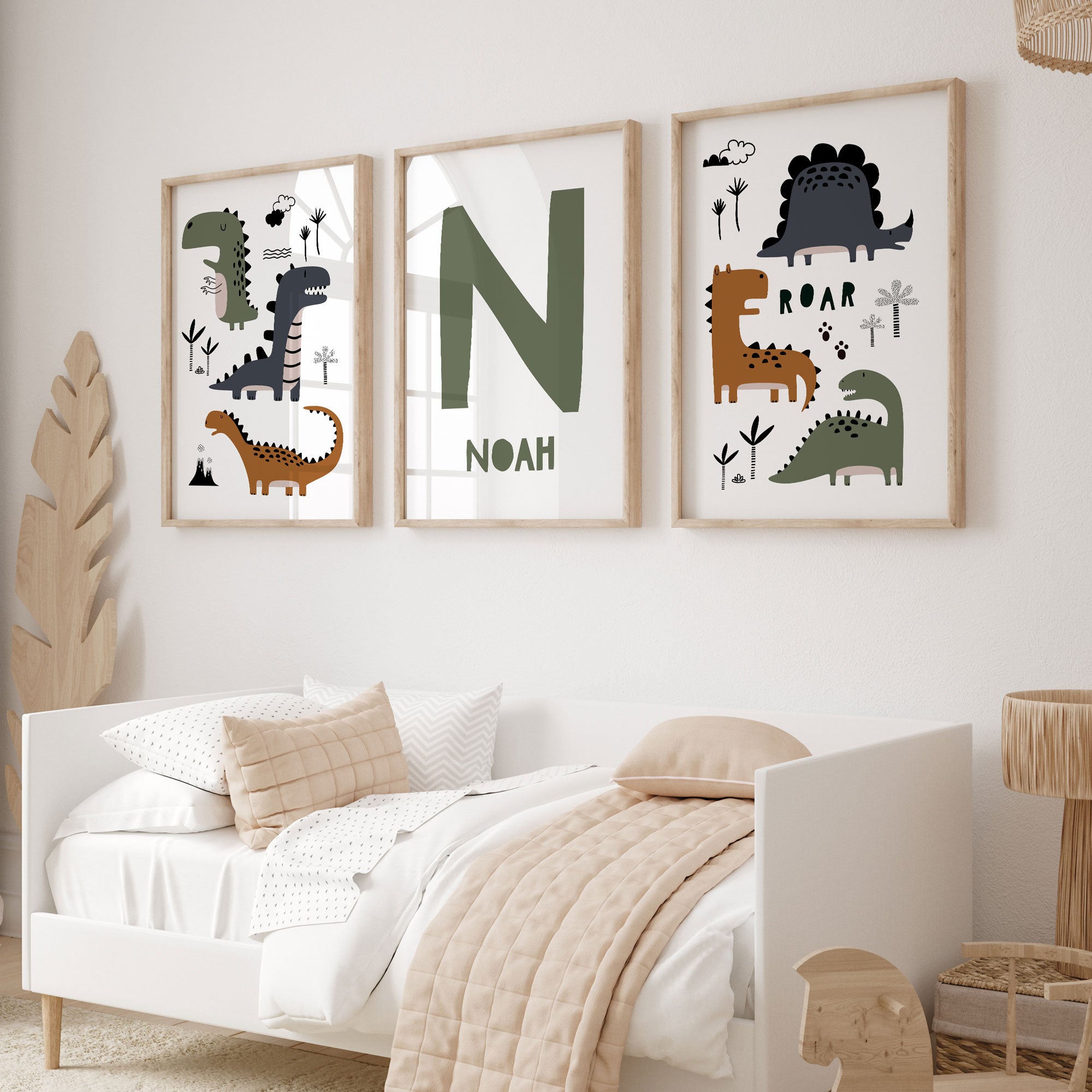 Name & Dinosaur Prints