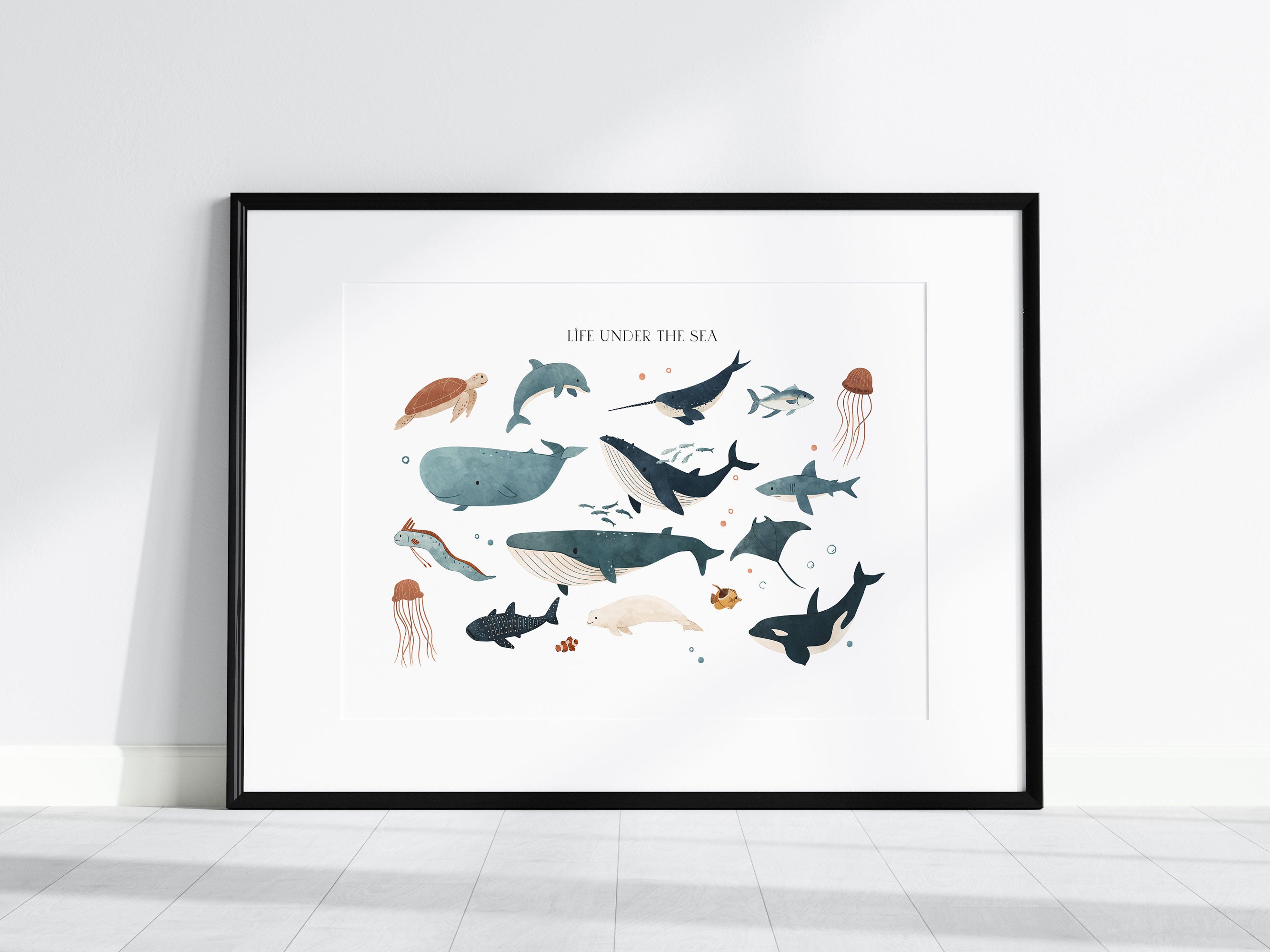 Ocean Animals Print