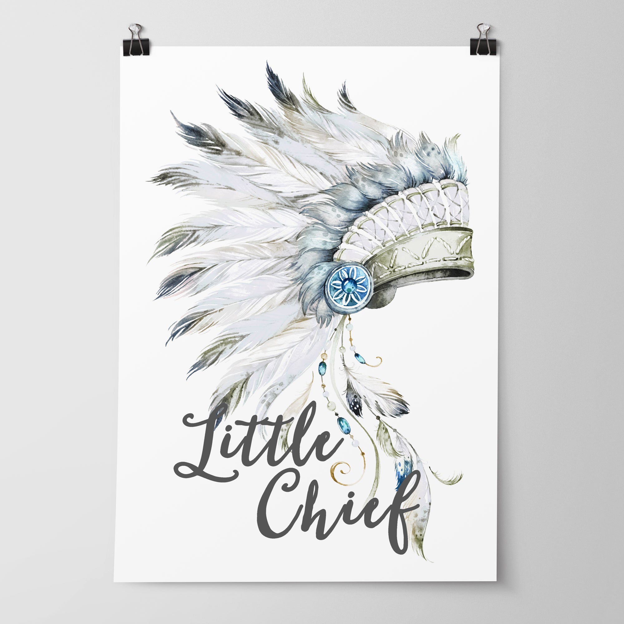 Tribal Headdress, Arrows & Dreamcatcher Prints