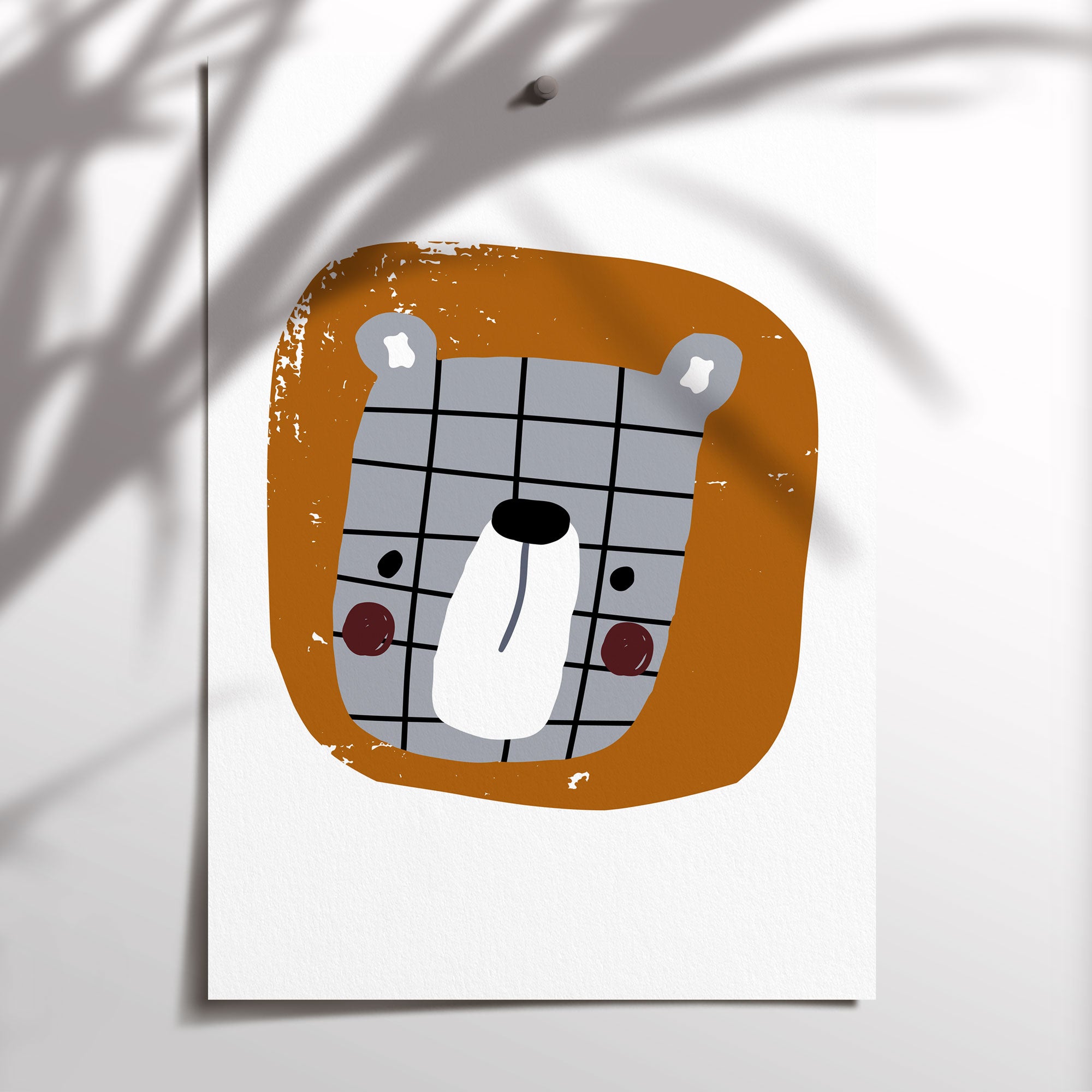 Woodland Bear Print