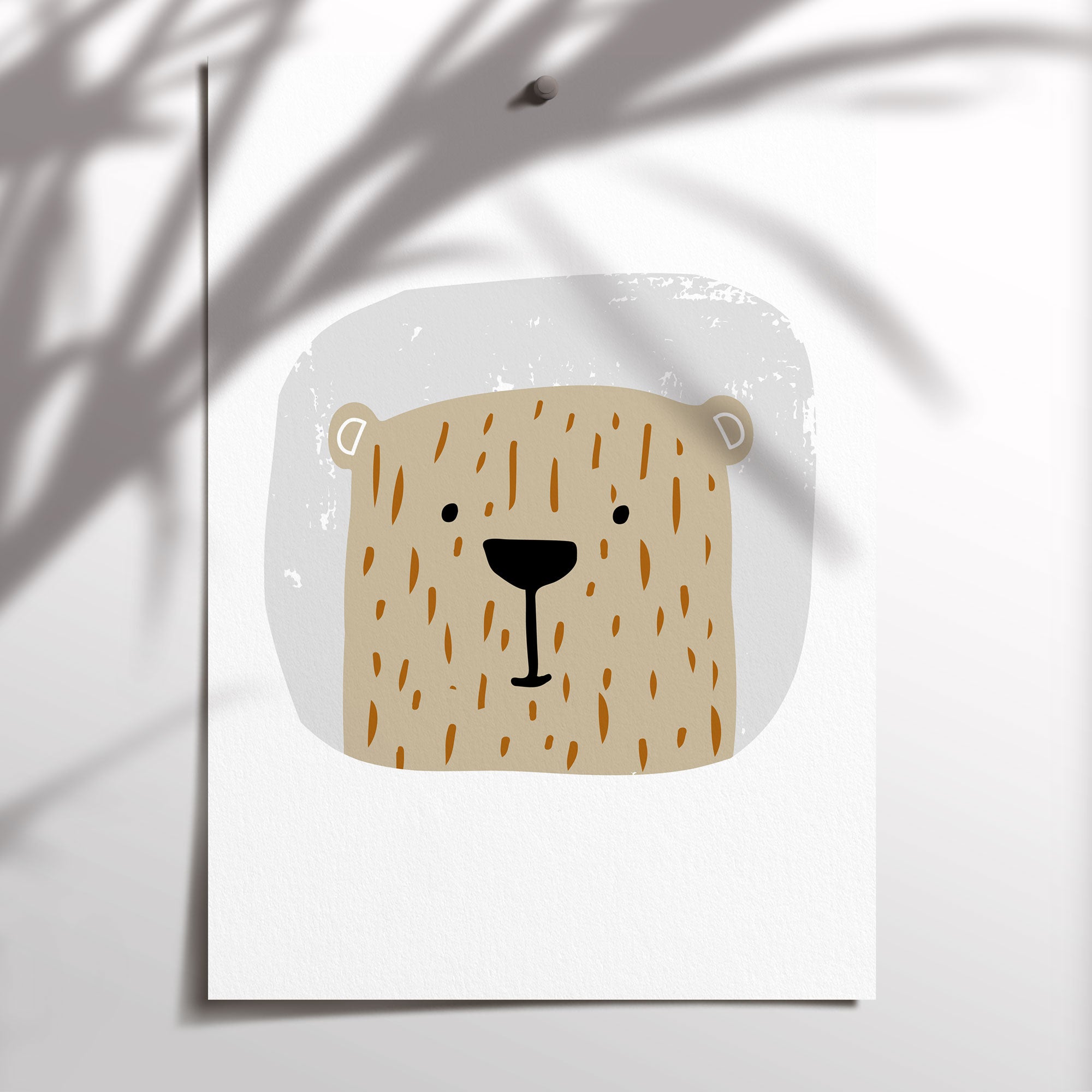 Woodland Bear Print