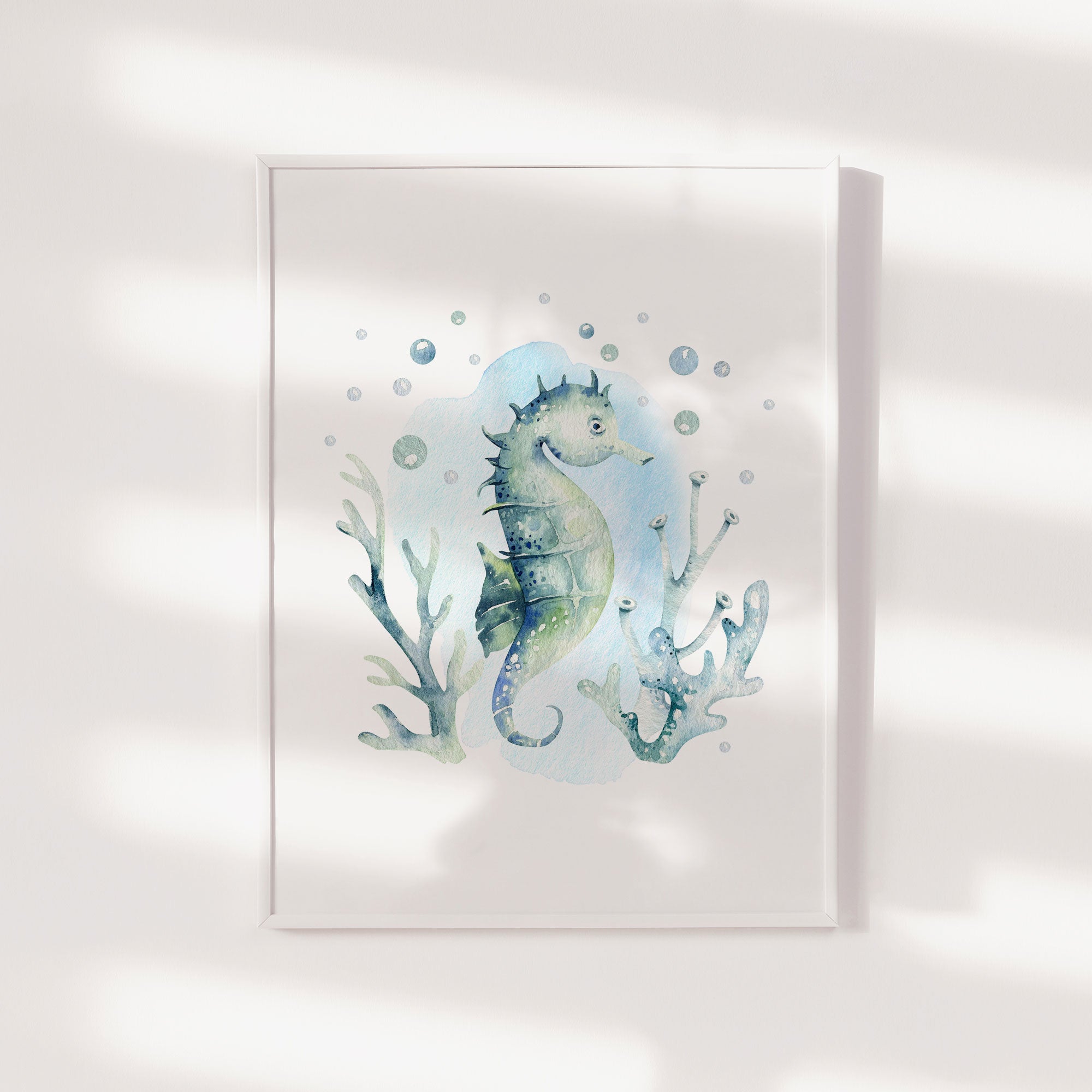 Seahorse Print