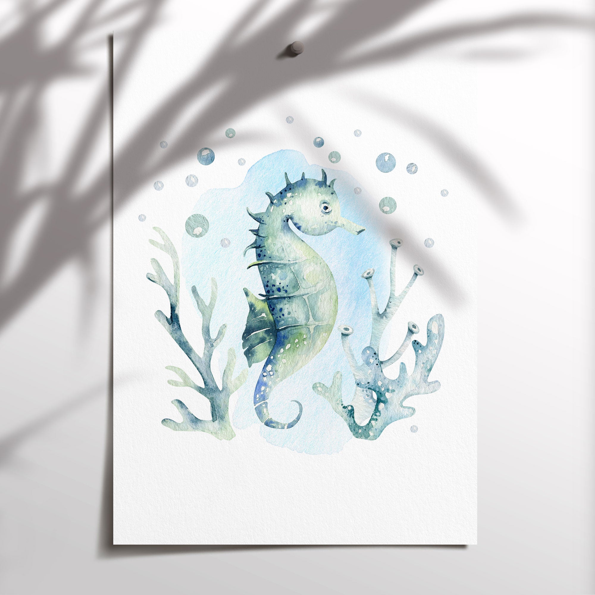Seahorse Print