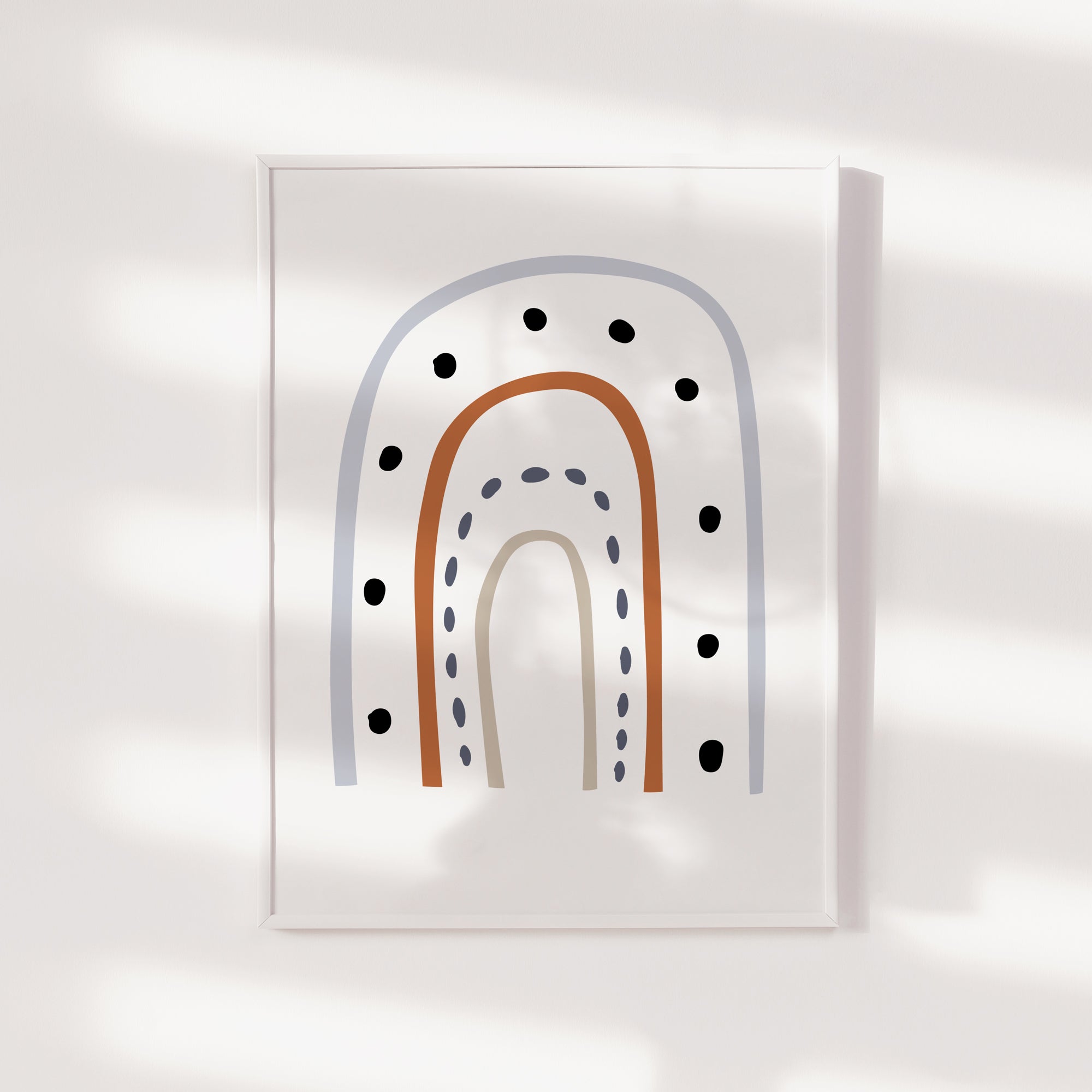 Rainbow Nursery Print