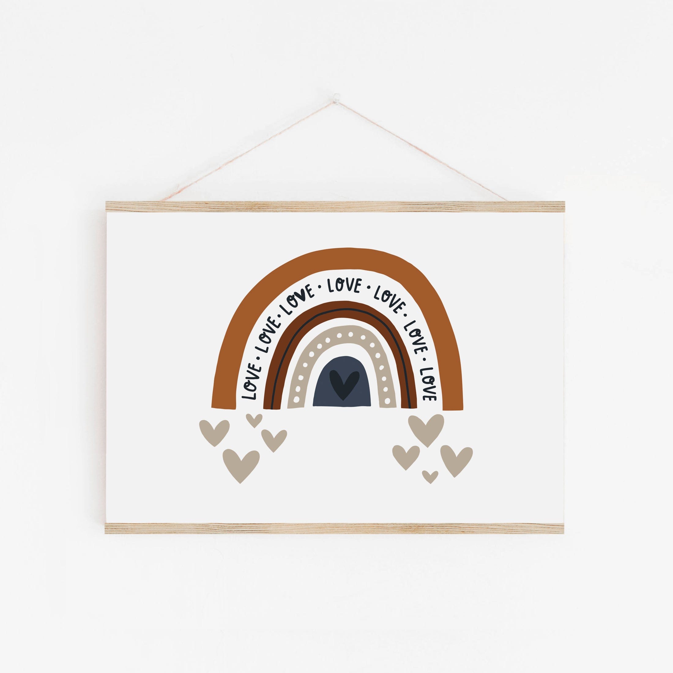 Rainbow Nursery Print