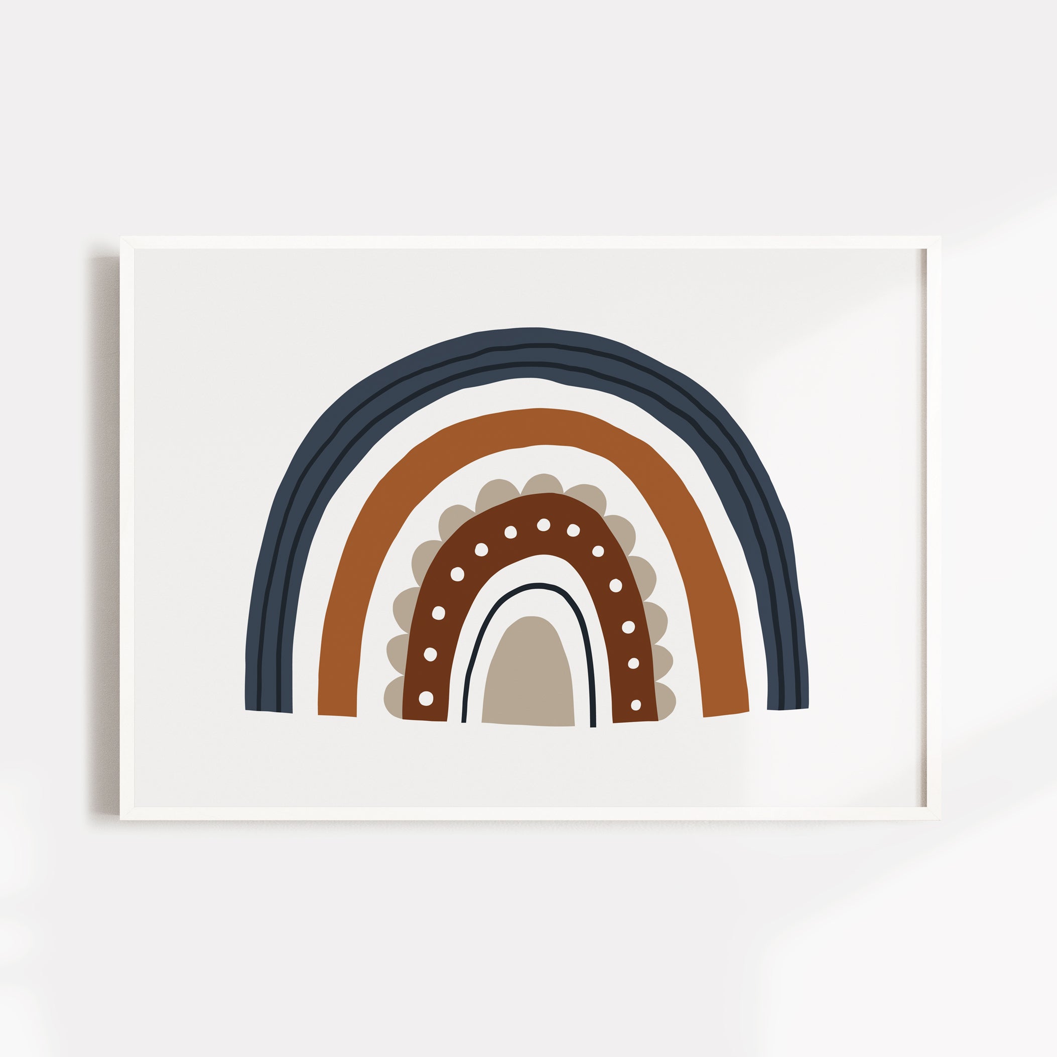 Rainbow Nursery Print
