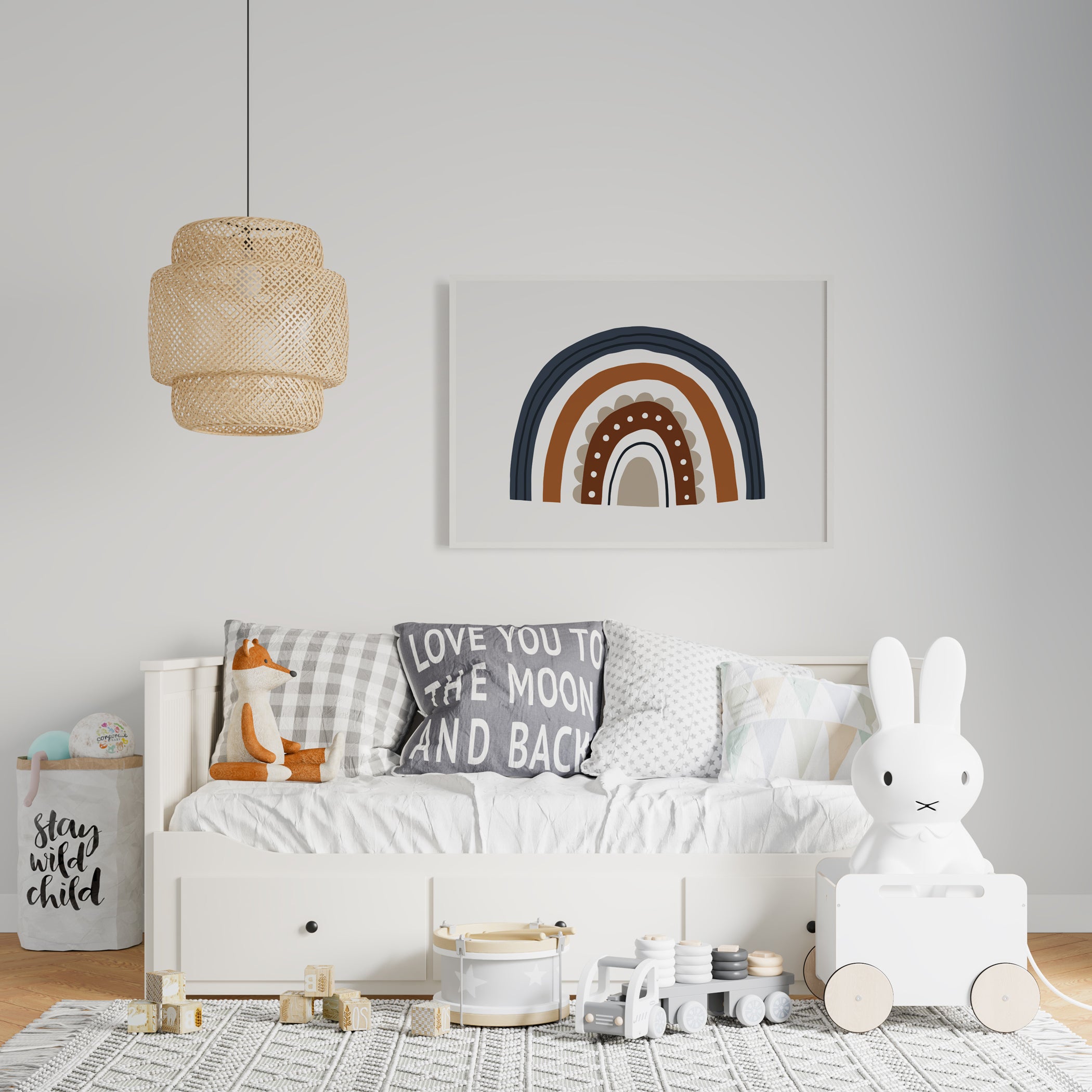 Rainbow Nursery Print