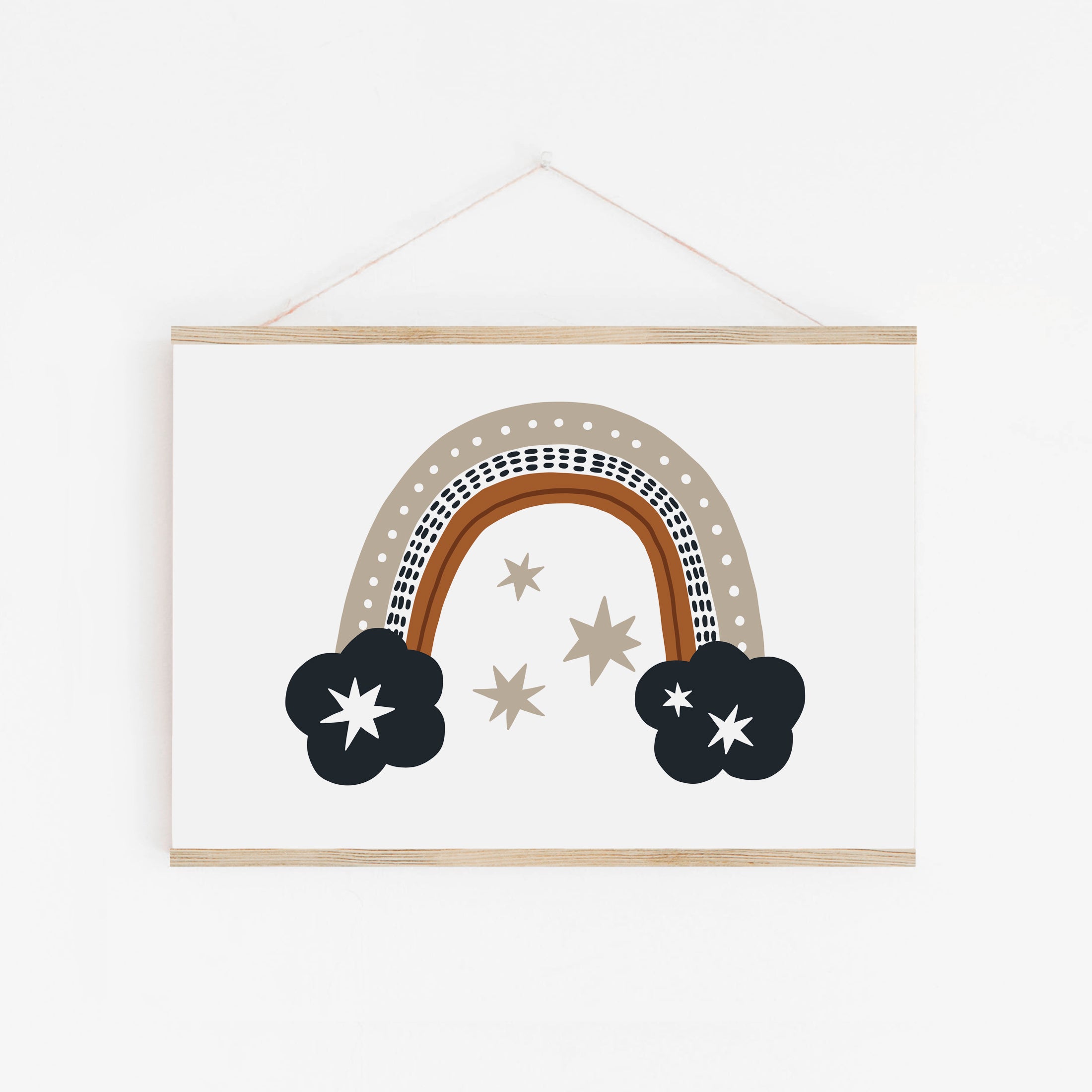Rainbow Nursery Print