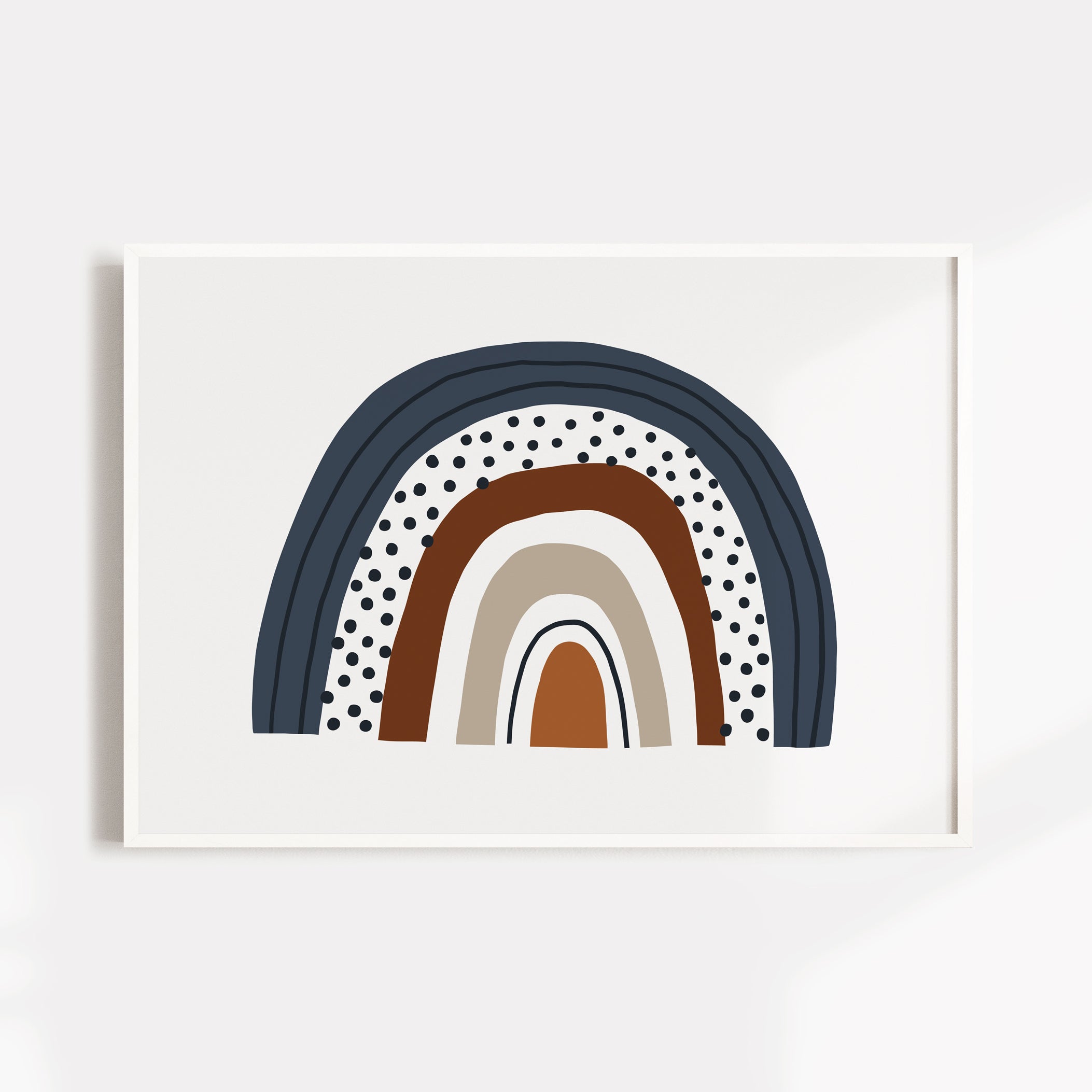 Rainbow Nursery Print