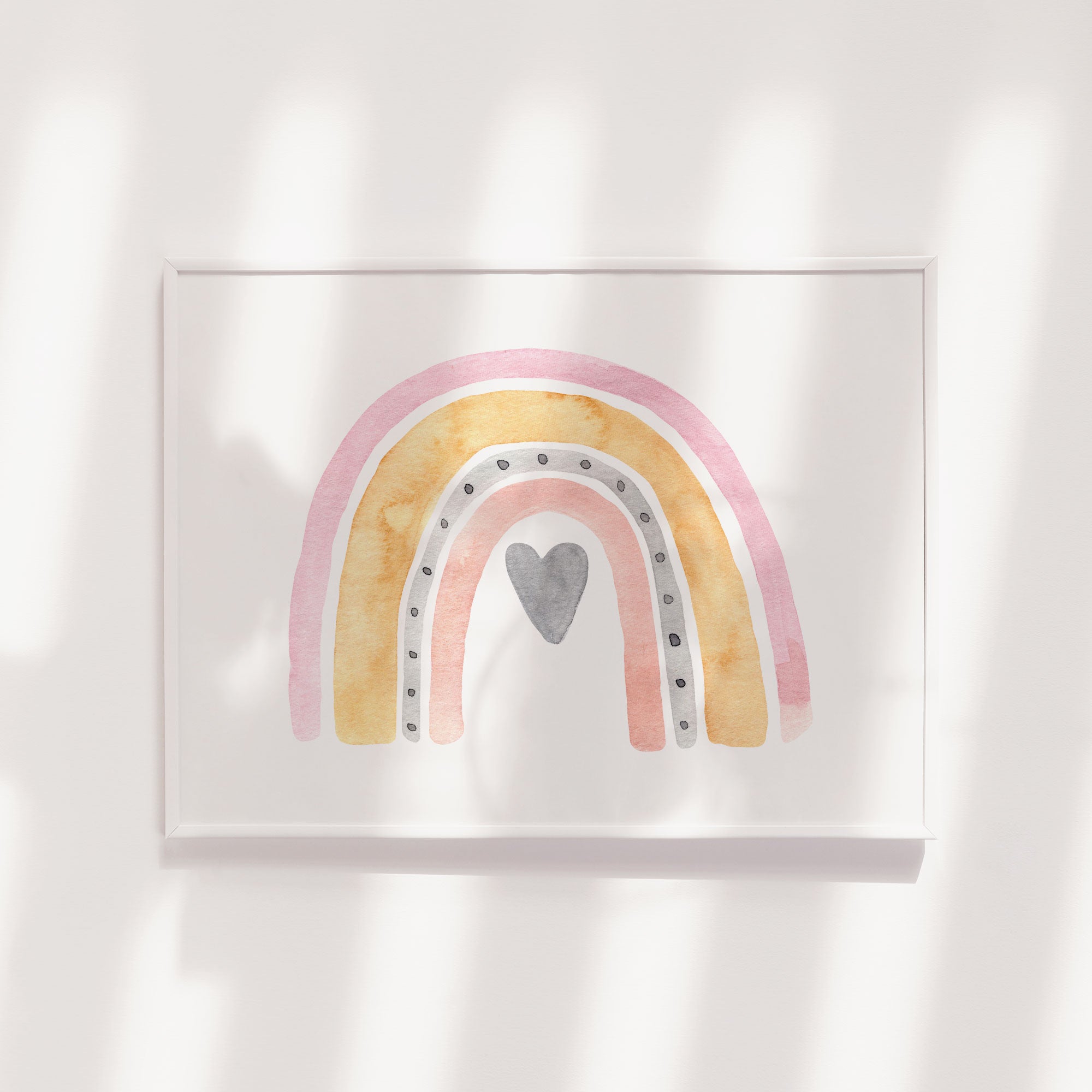 Watercolour Rainbow Print