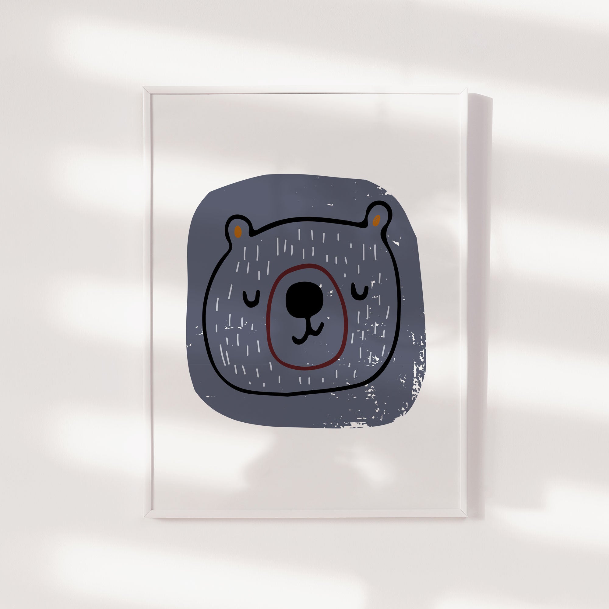 Woodland Bear Print