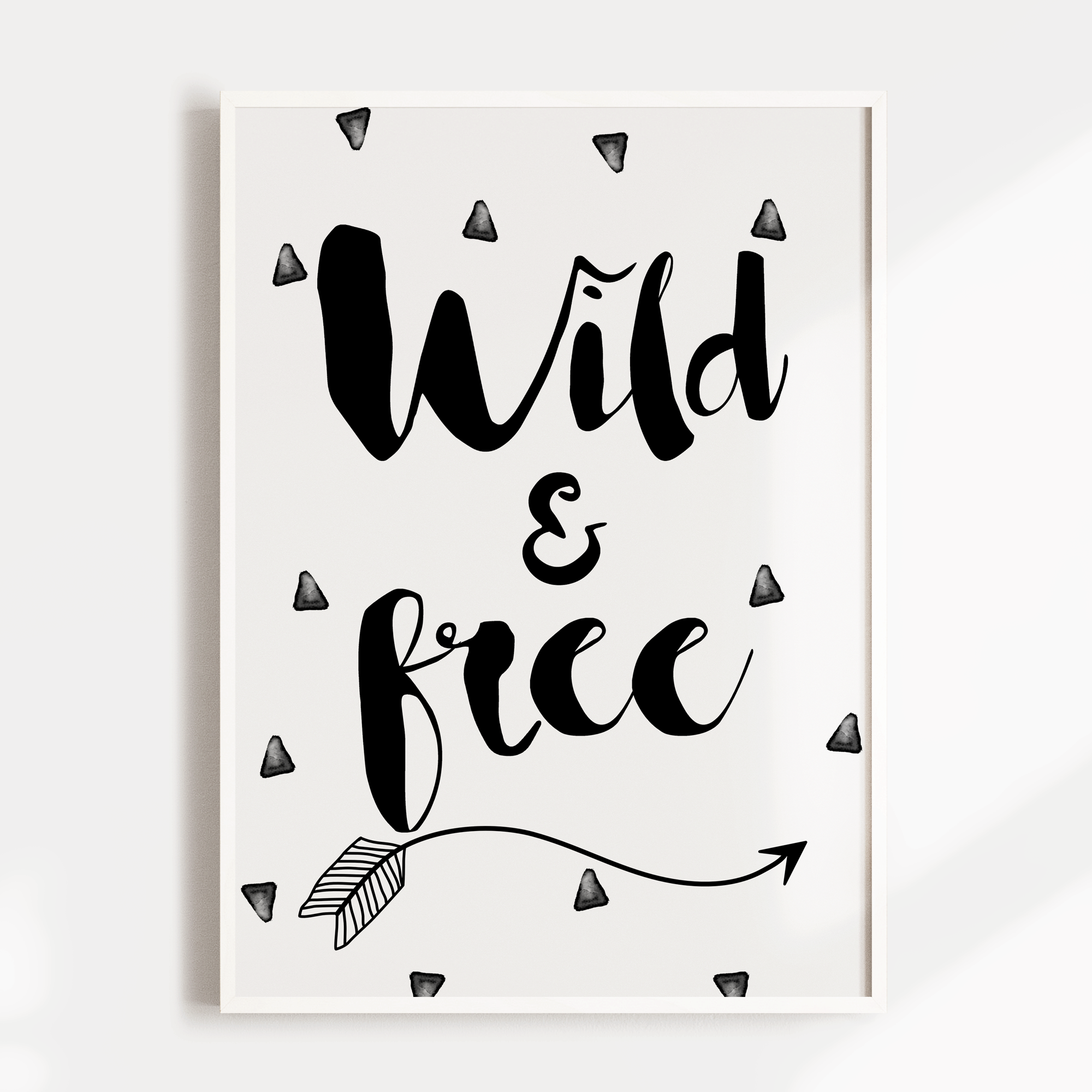 Tribal Arrow Wild & Free Print