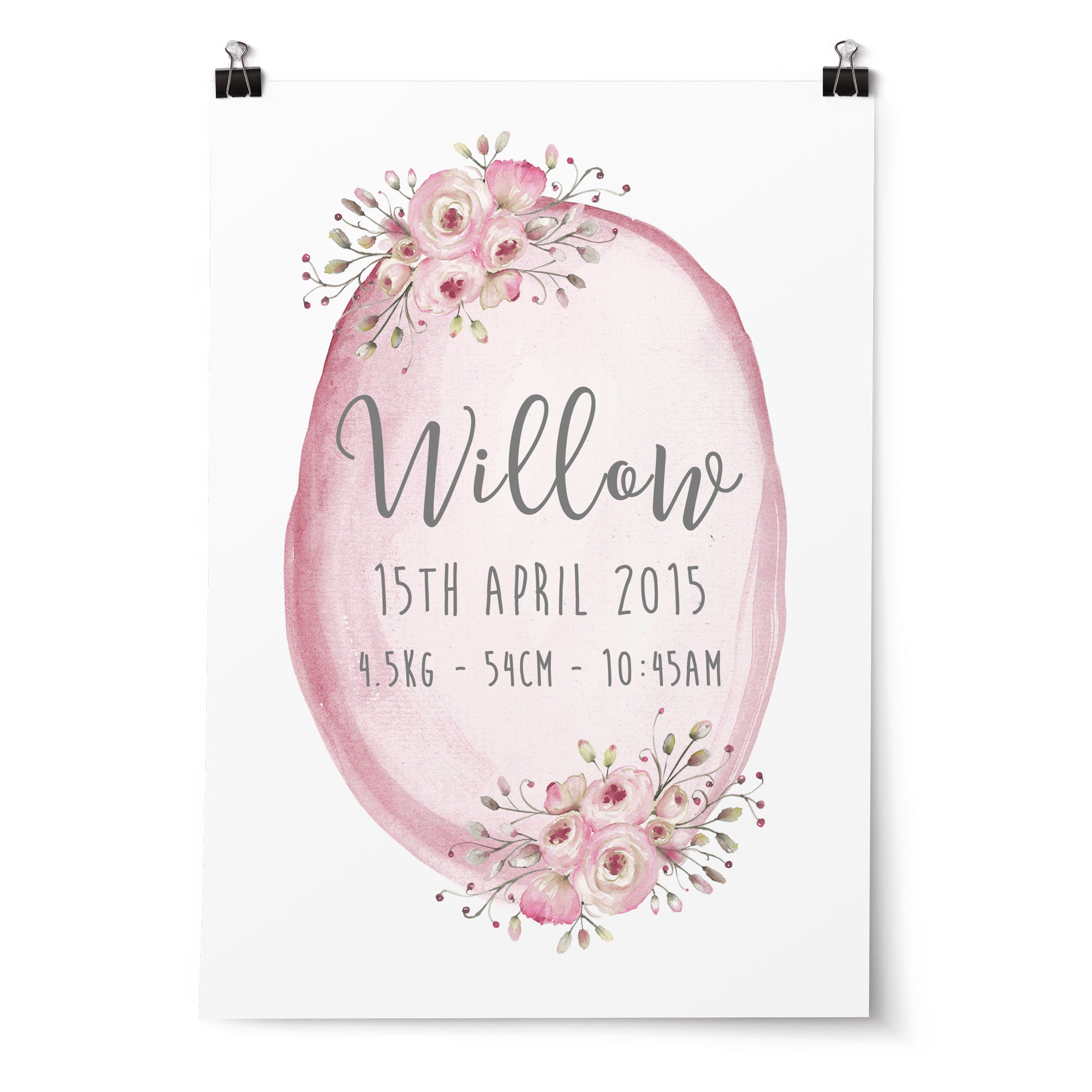 Woodland Bunny & Birth Prints