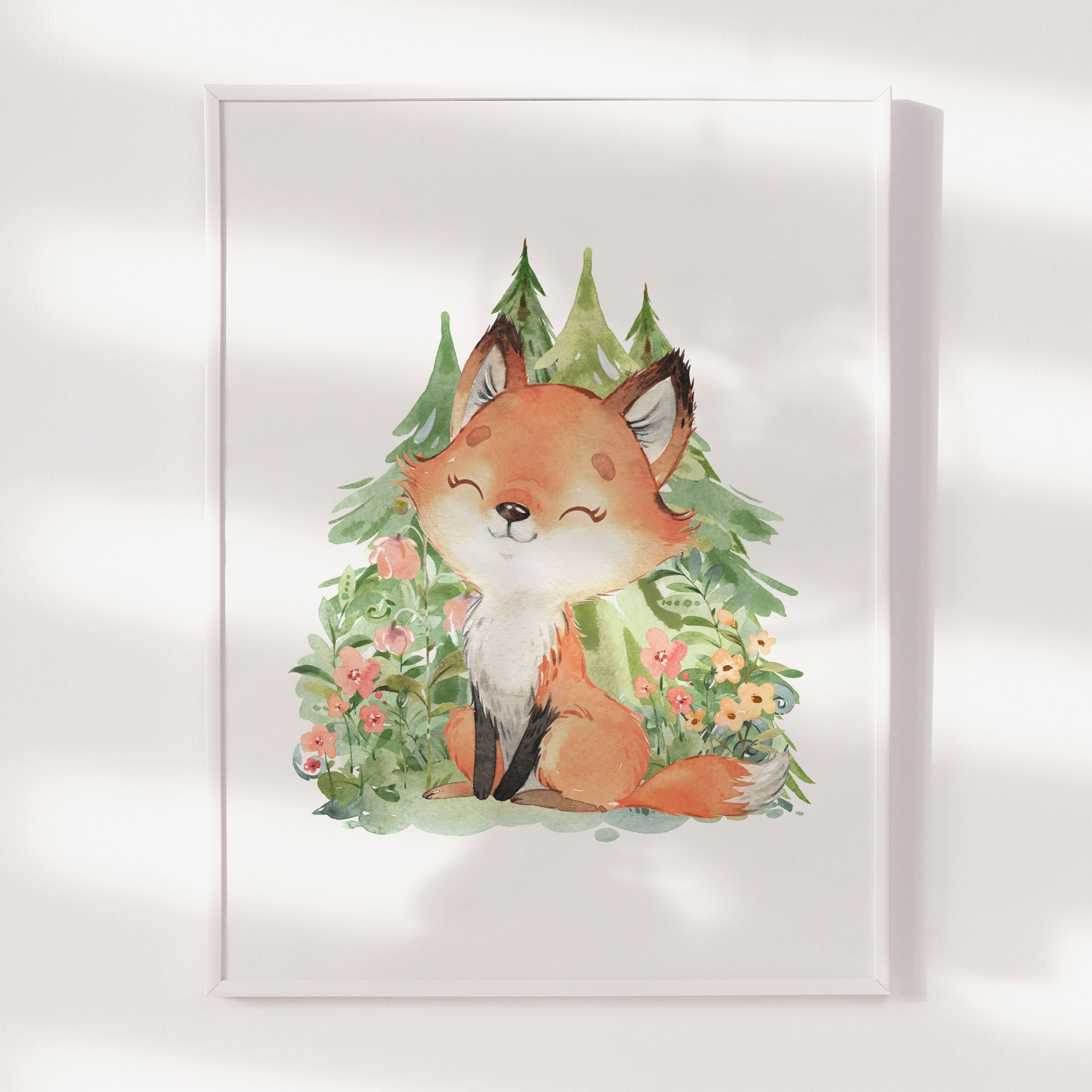 Woodland Deer, Fox & Bunny