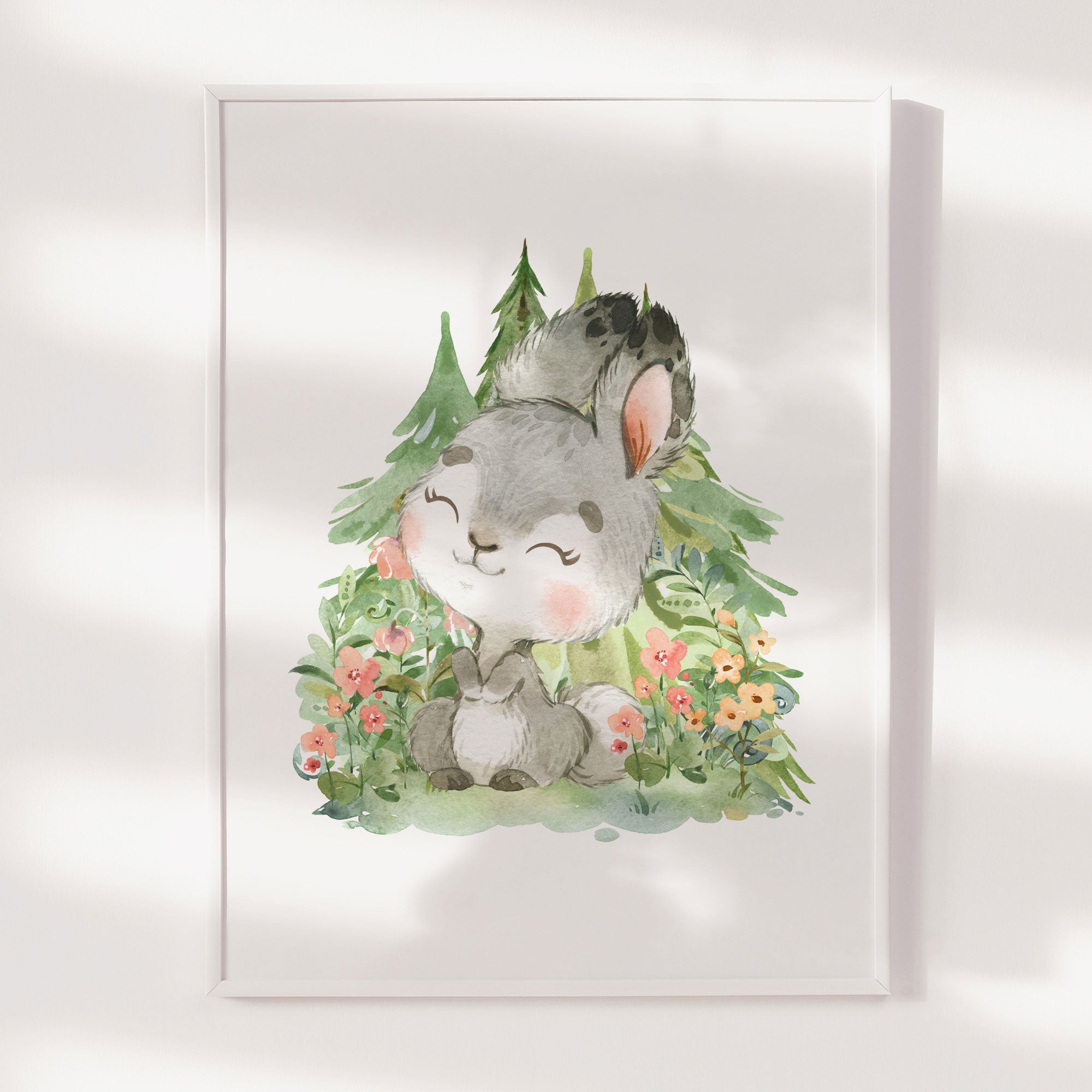 Woodland Bunny Print