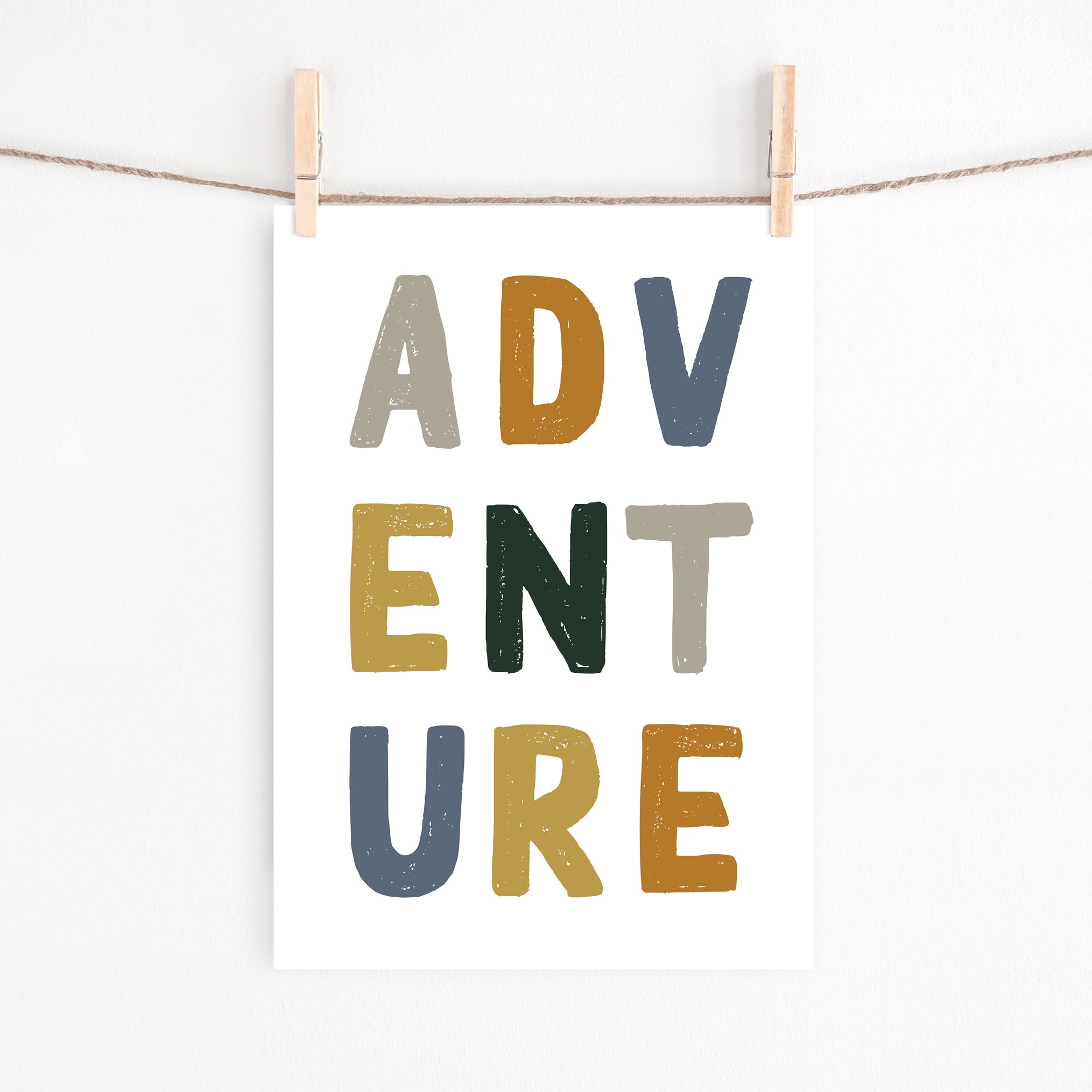 Adventure, Elephant & Rainbow Prints