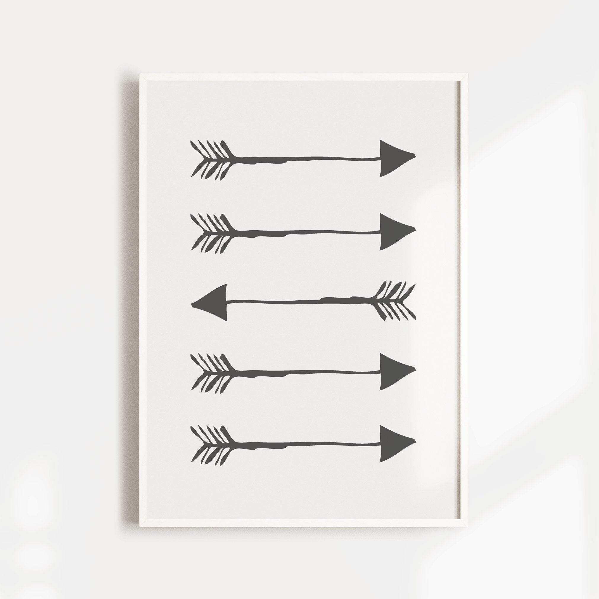 Arrows, Dreamcatcher & Headdress Name Print