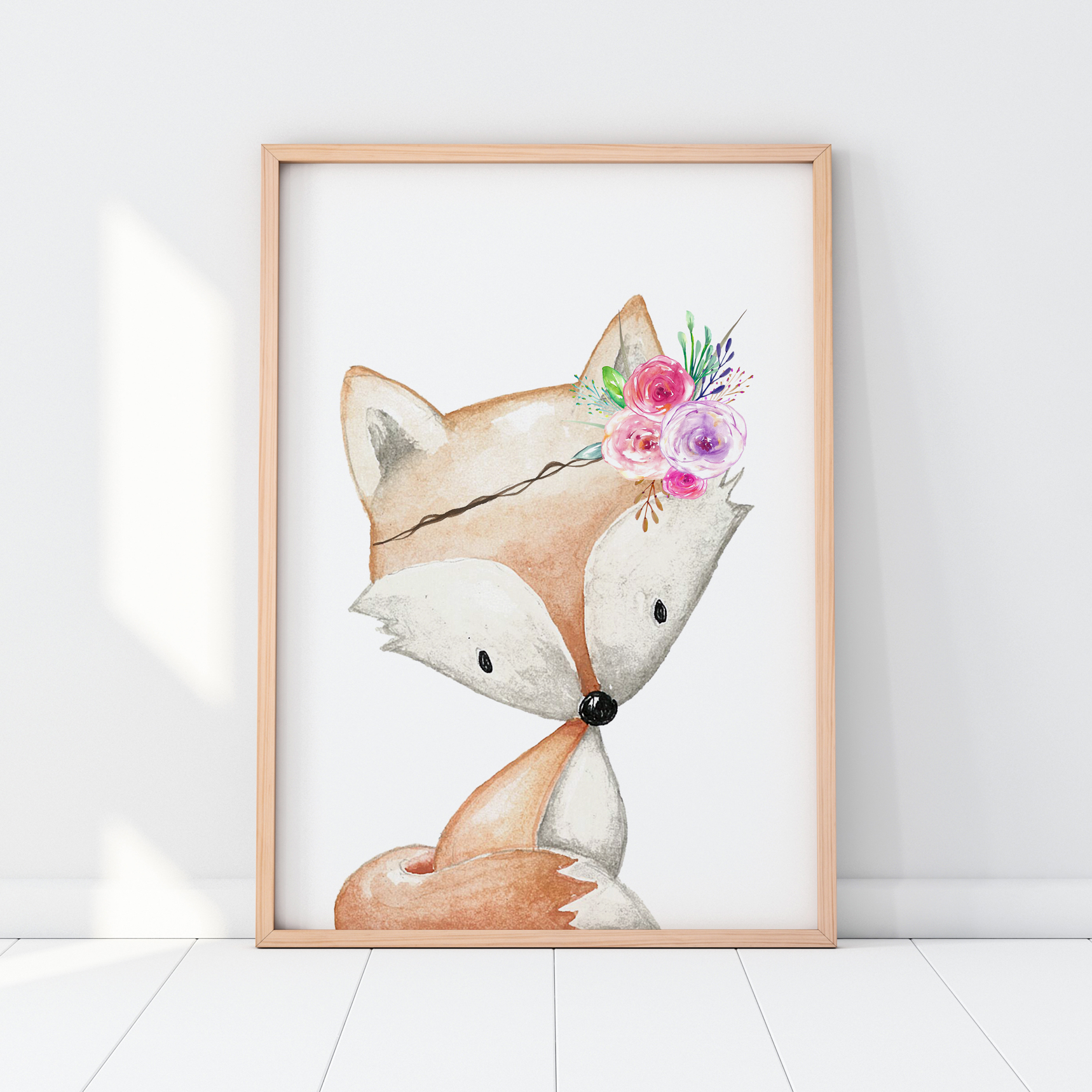 Woodland Fox Print