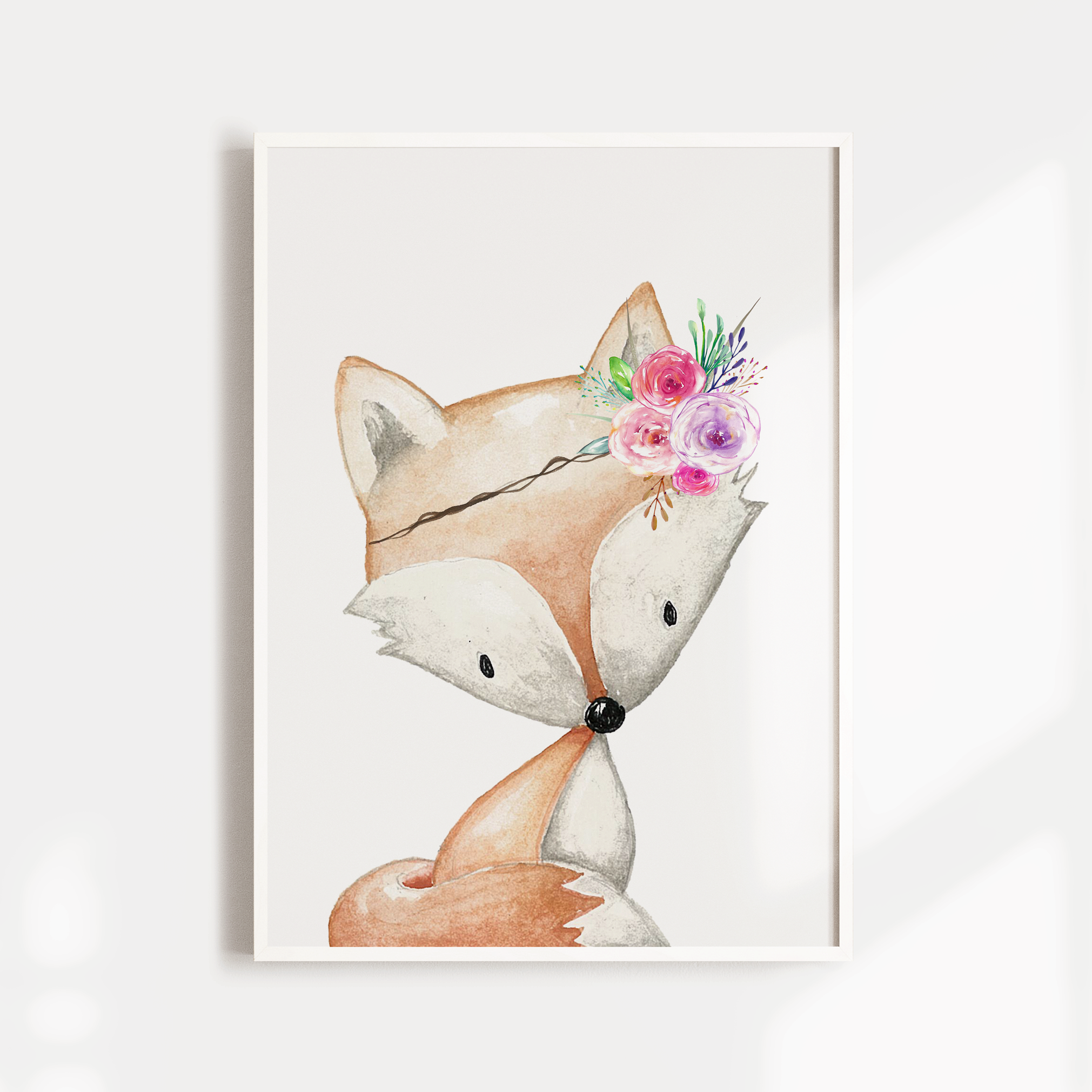 Woodland Fox, Deer & Birth Prints
