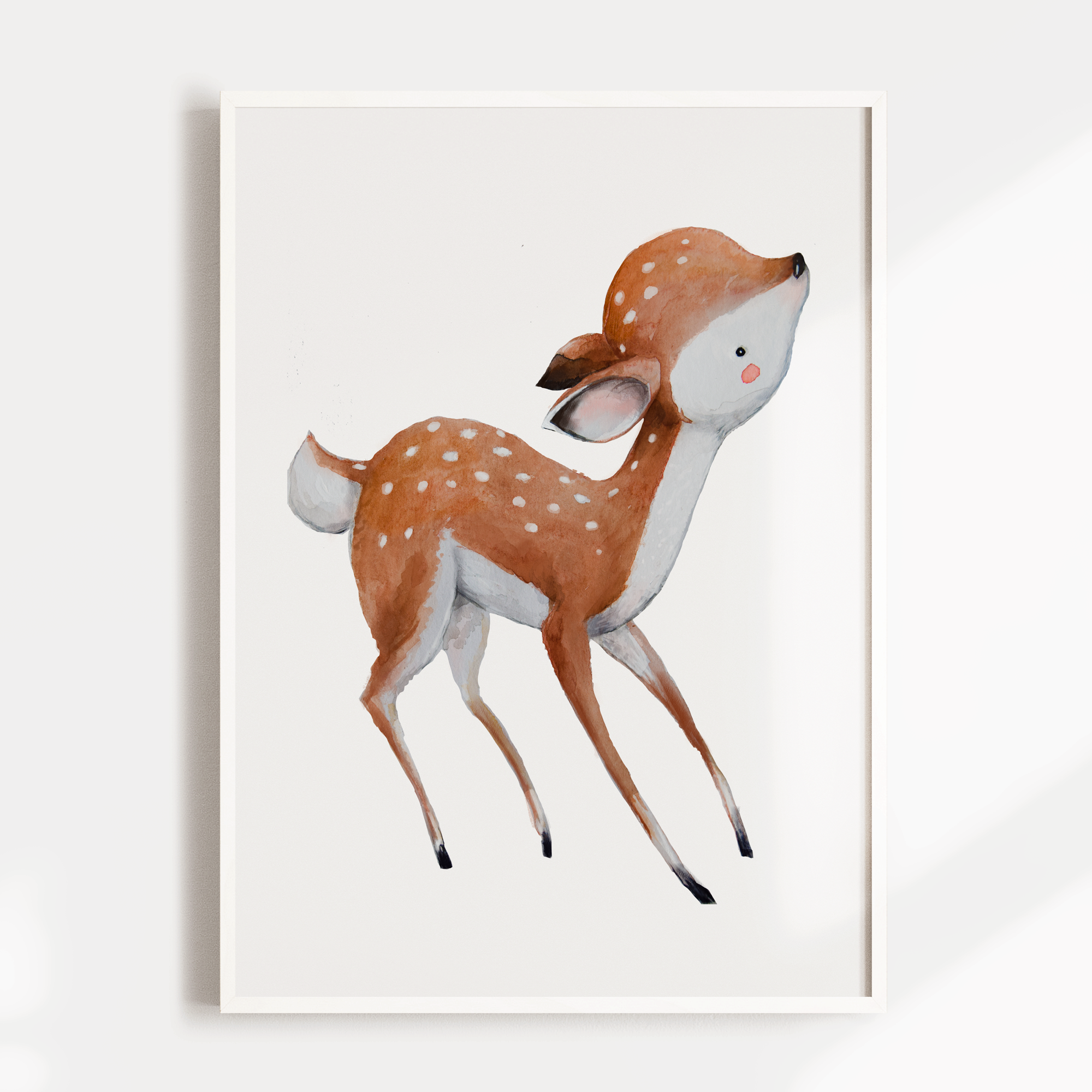 Woodland Baby Deer Print