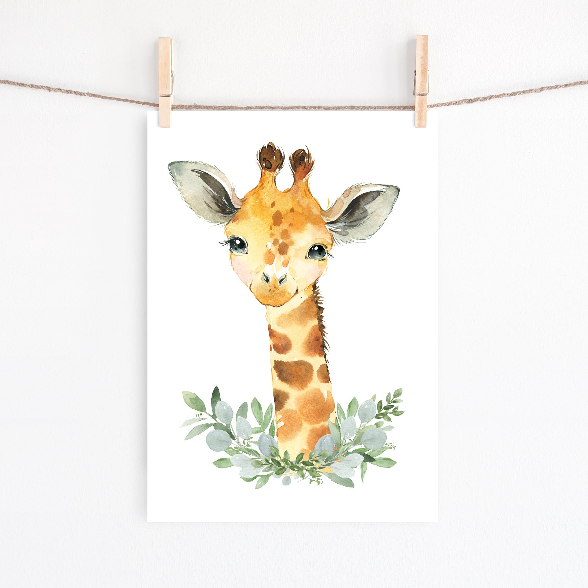 Baby Giraffe Print
