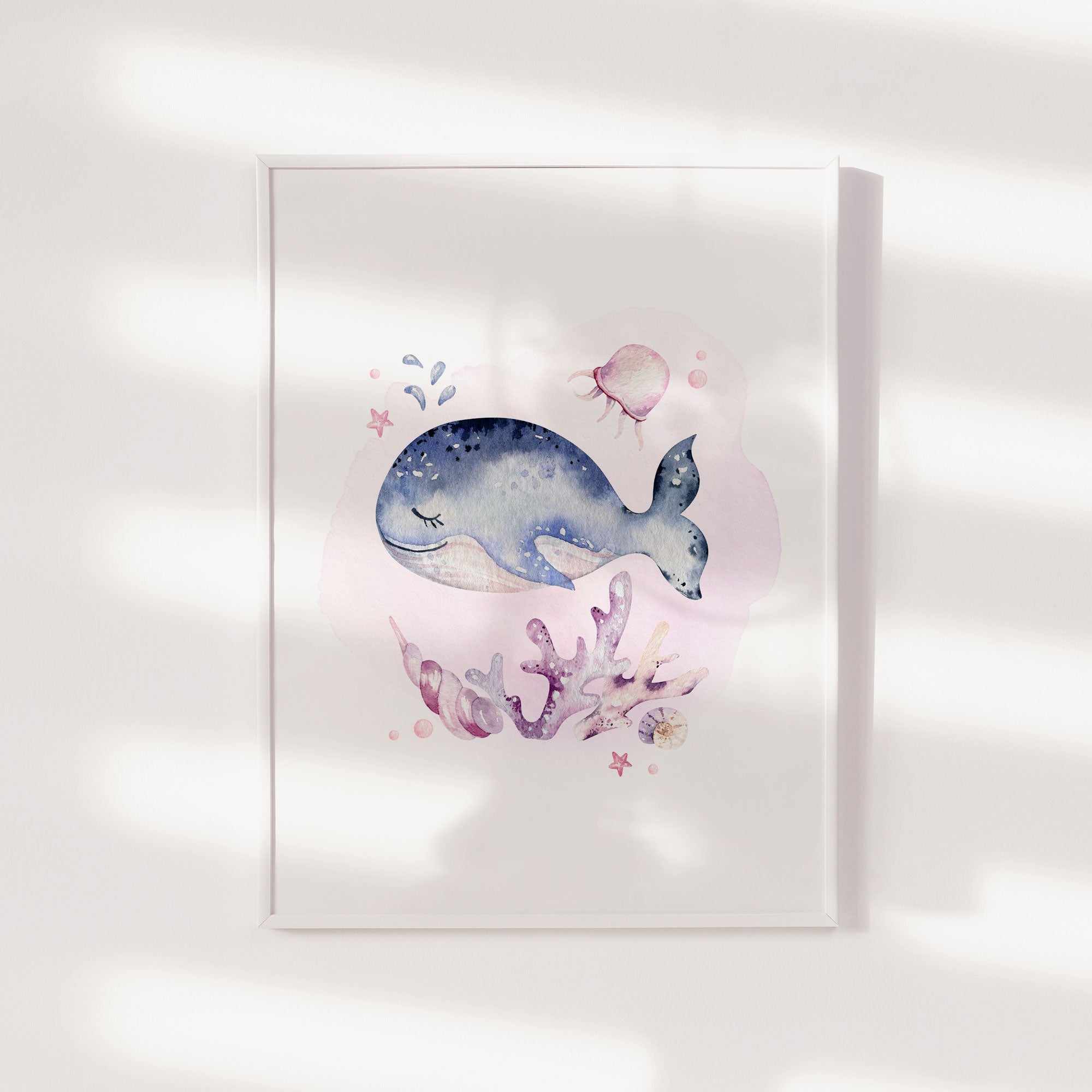 Baby Whale Print
