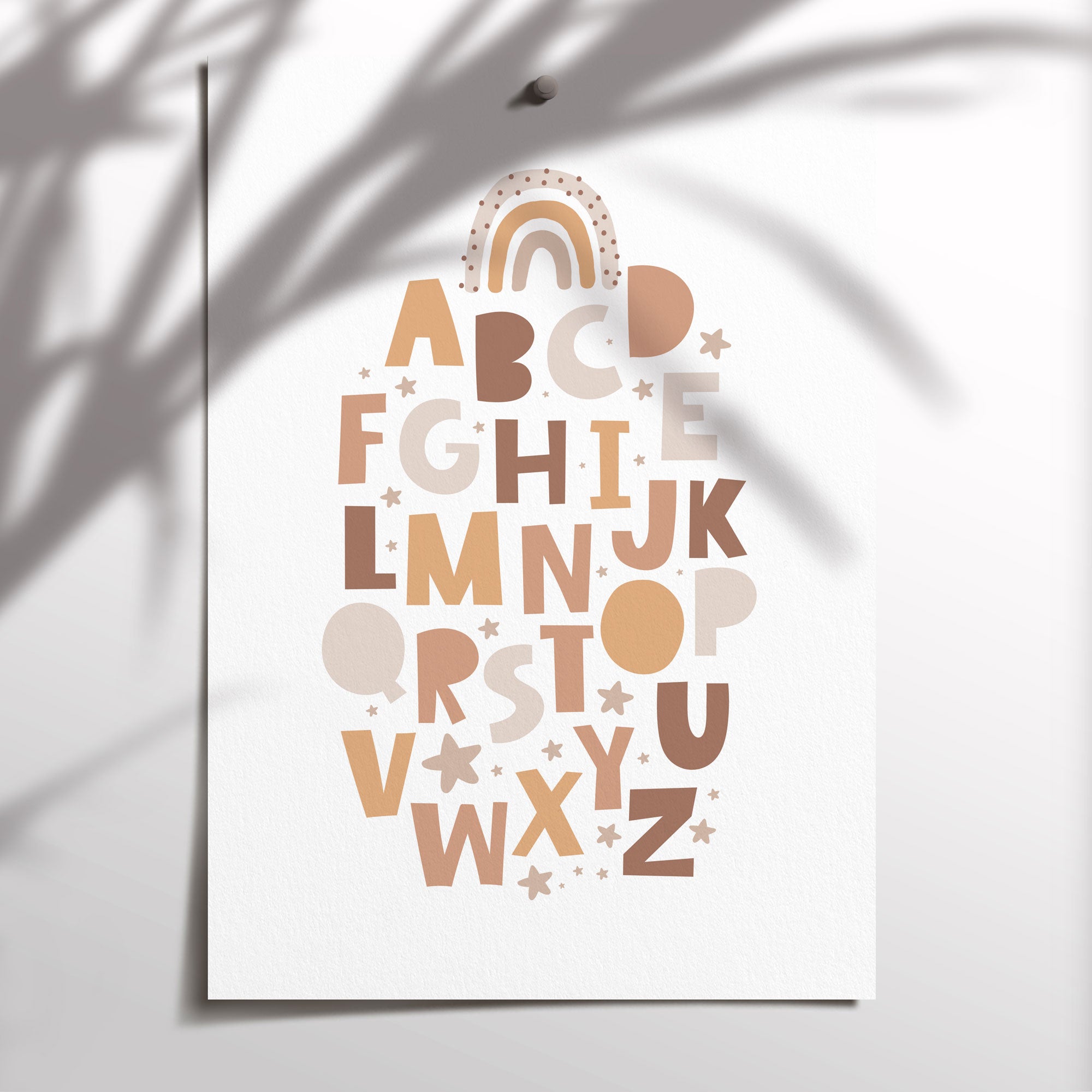 Boho Alphabet Print