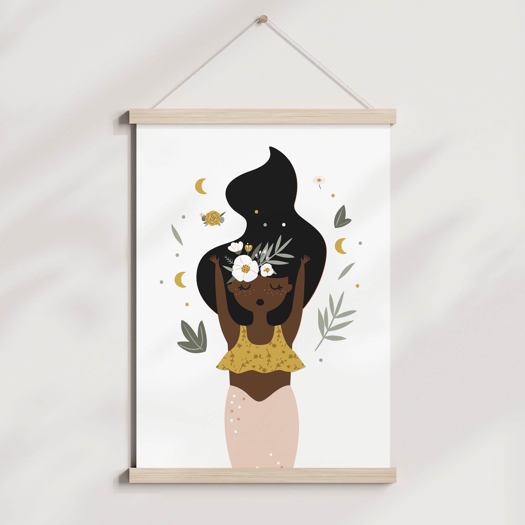 Boho Mermaid Print