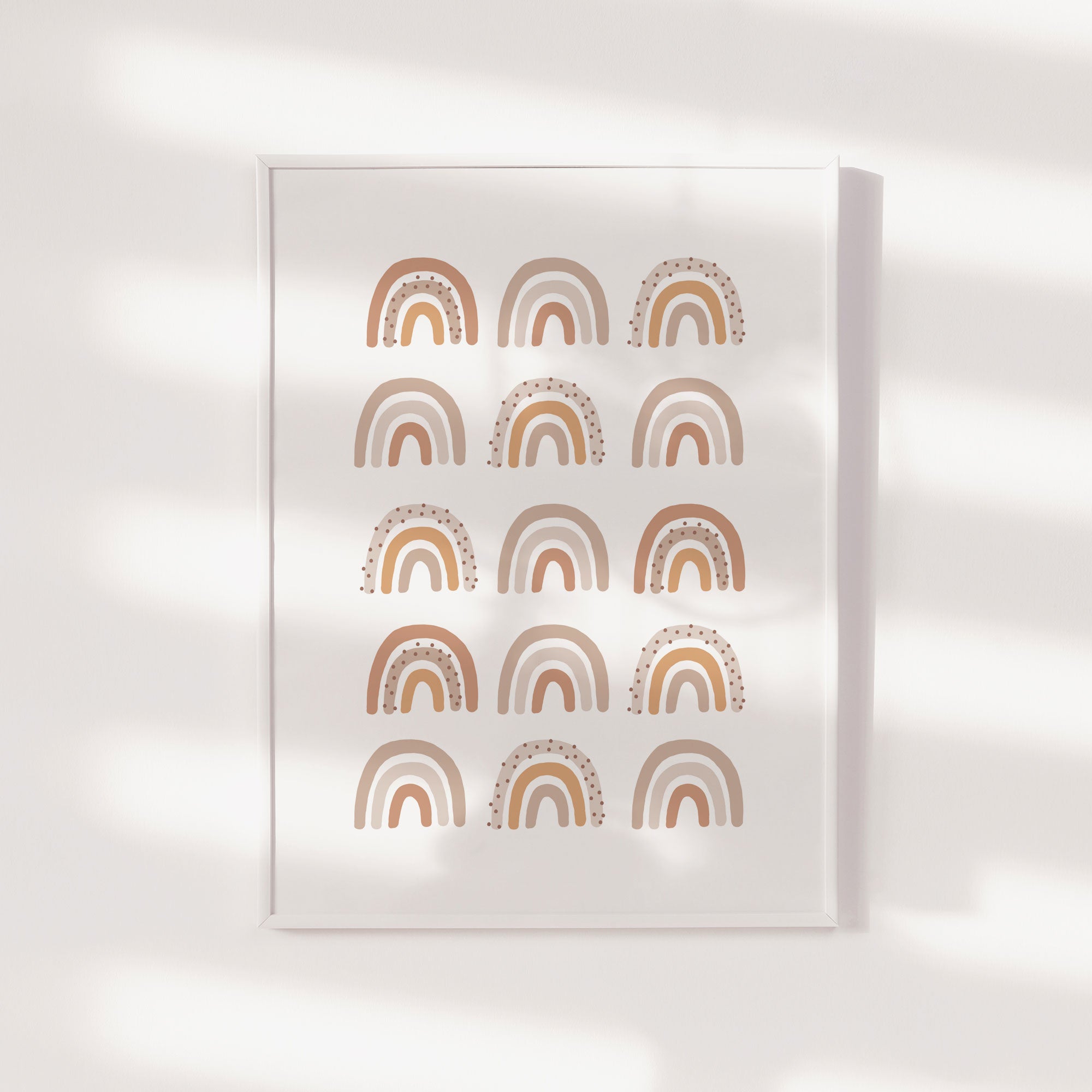 Muted Rainbows Print