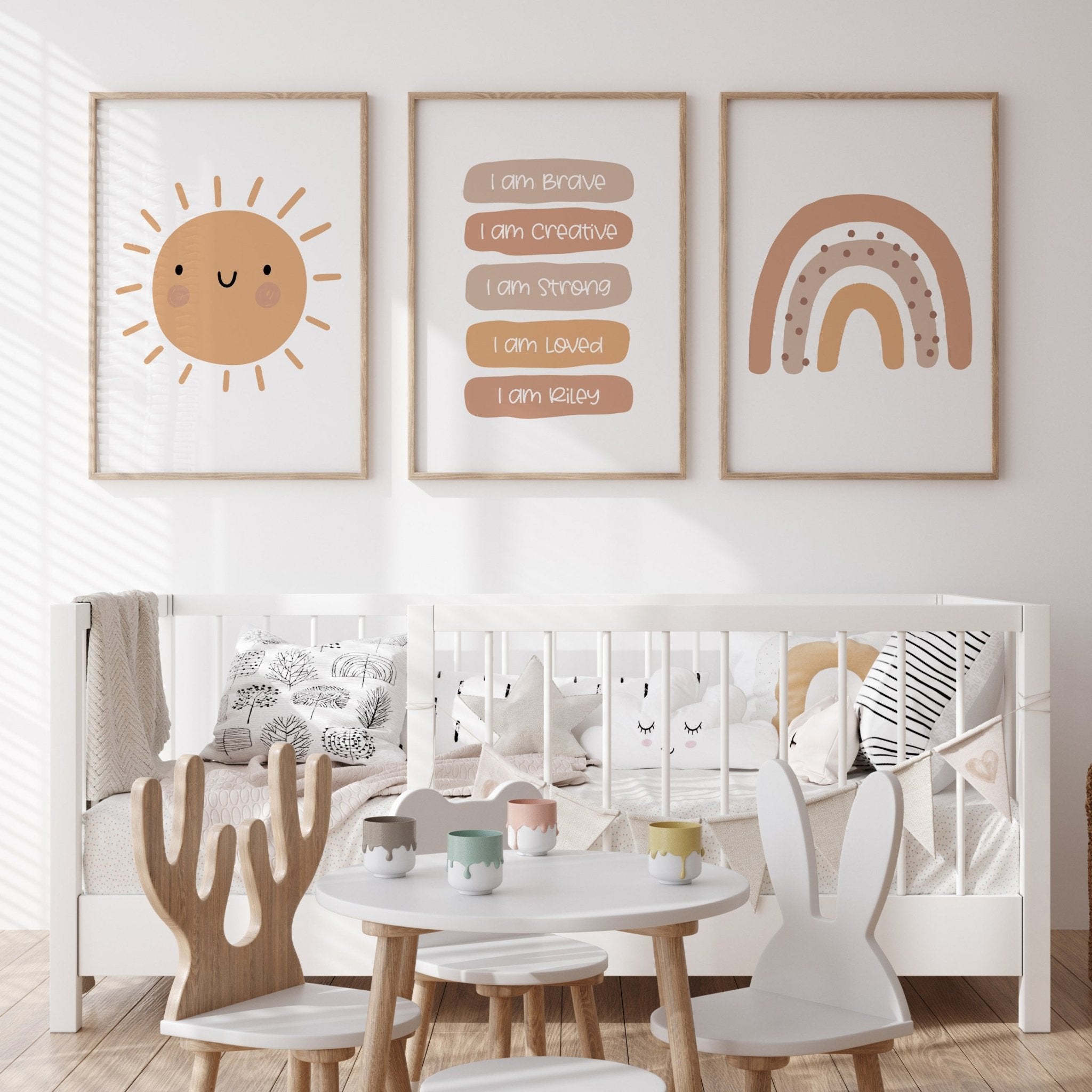 Boho Sun, Rainbow & Affirmation Prints