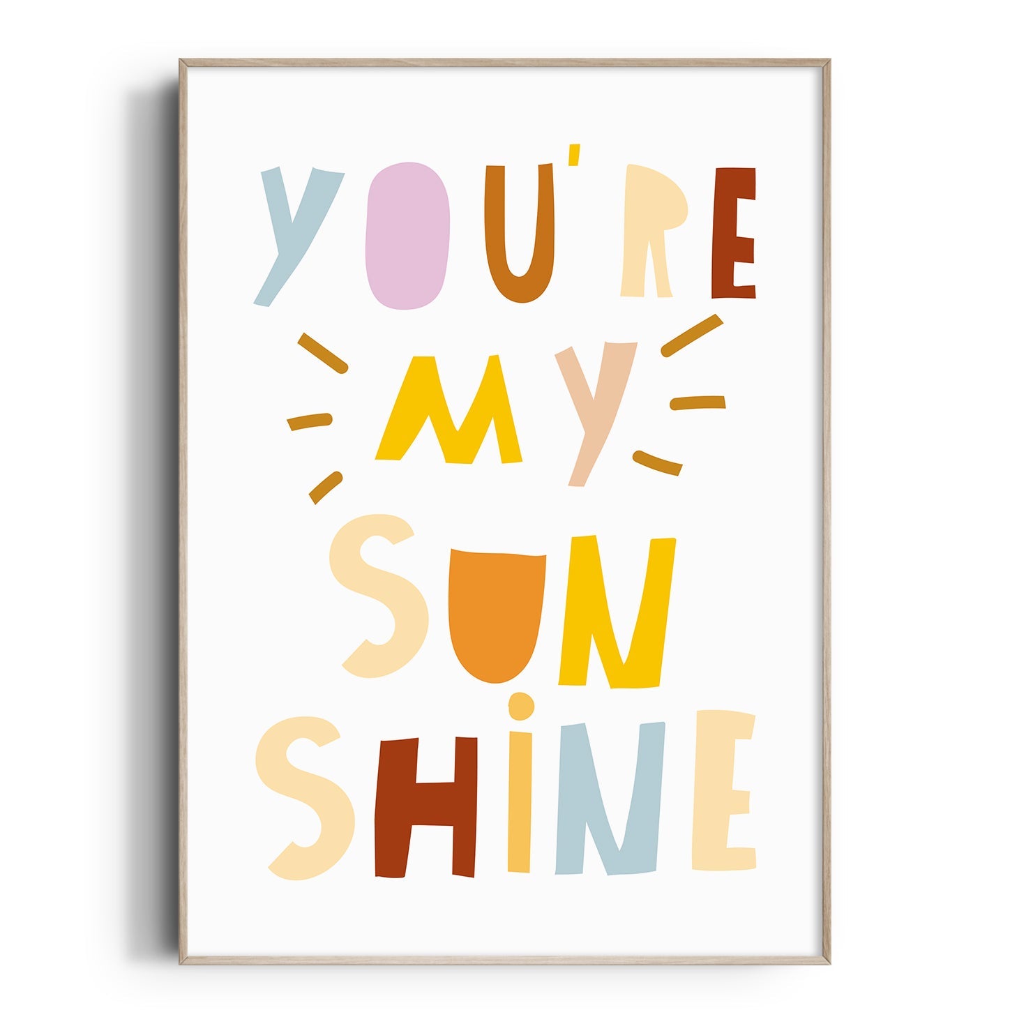 Boho Sunburst, Rainbow & Sunshine Prints
