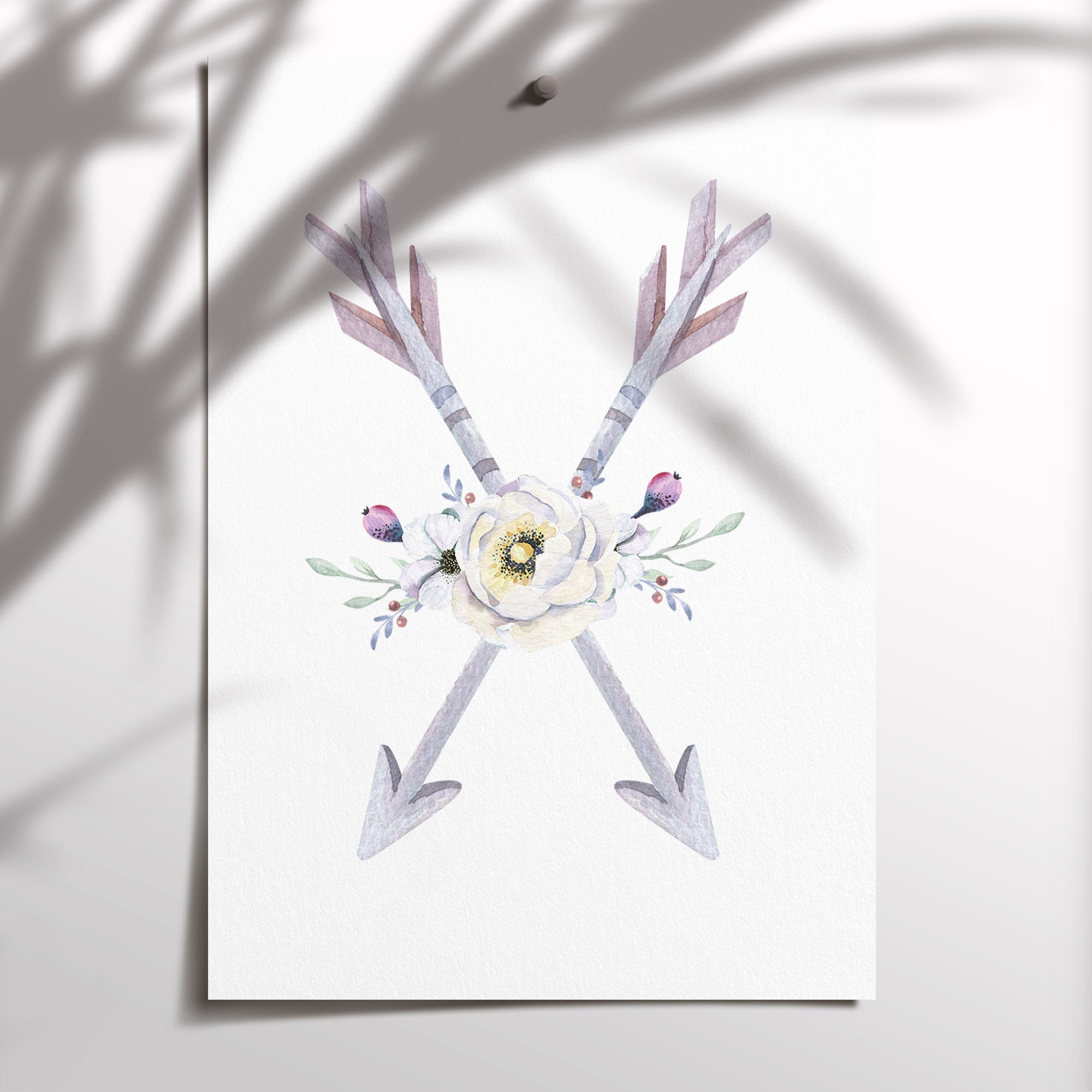 Boho Tribal Arrows Print