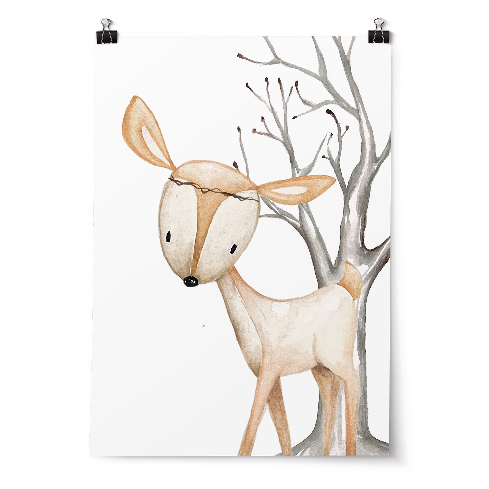 Woodland Deer Print