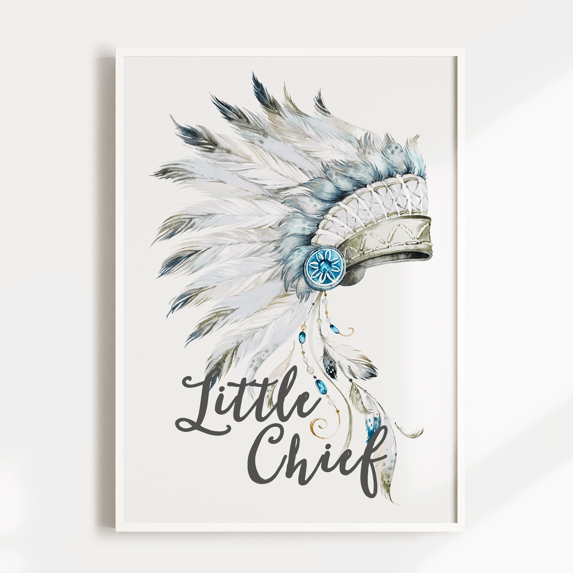 Little Chief Headdress Print