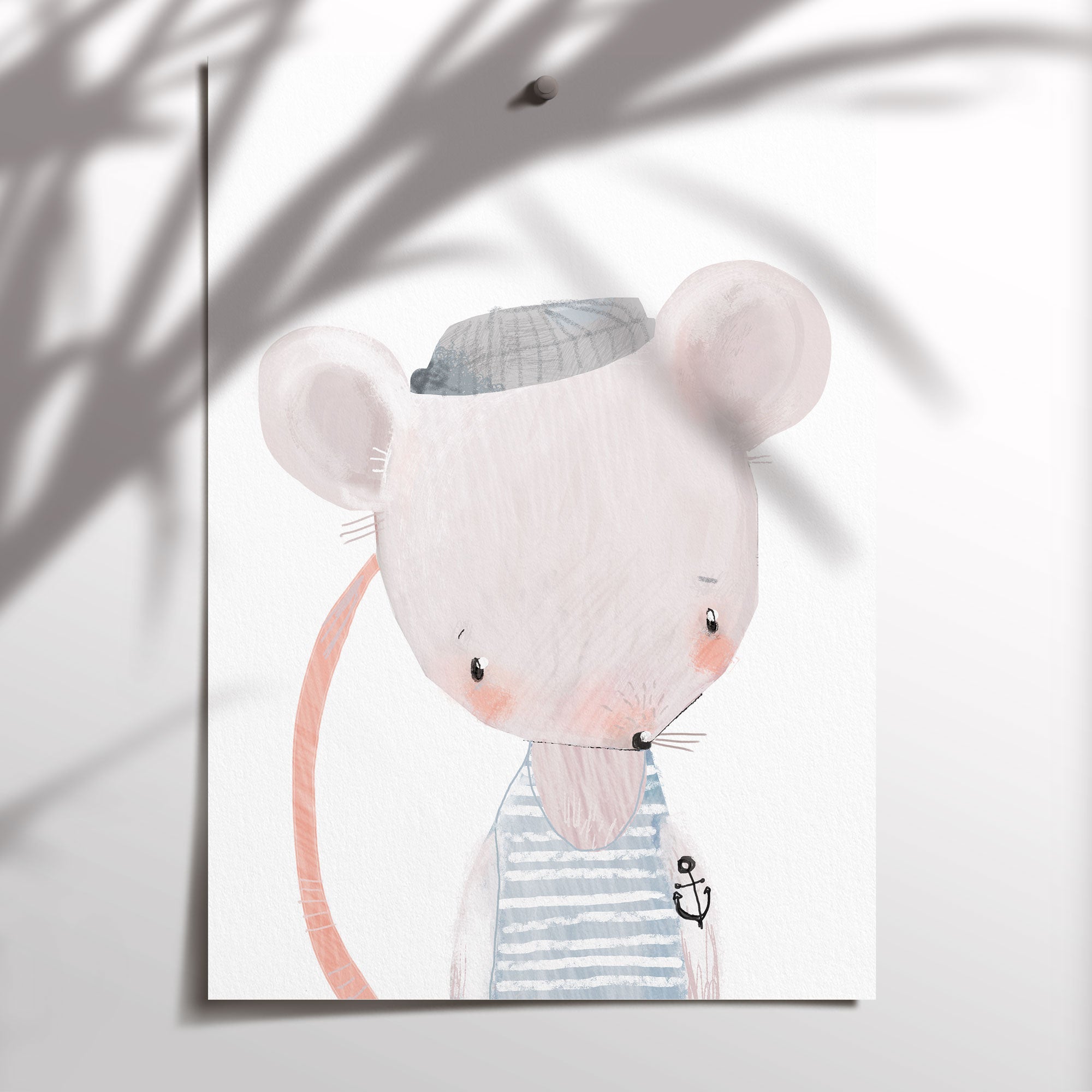Mouse Sailor Print