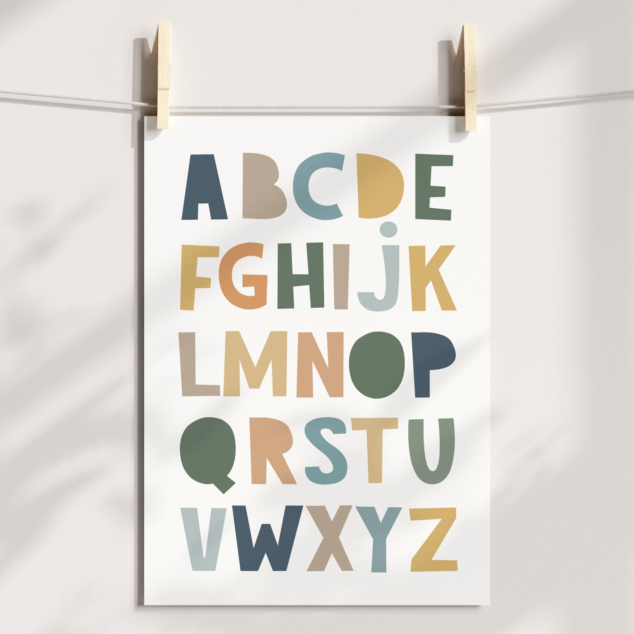 Dinosaur Chart, Alphabet & Name Prints