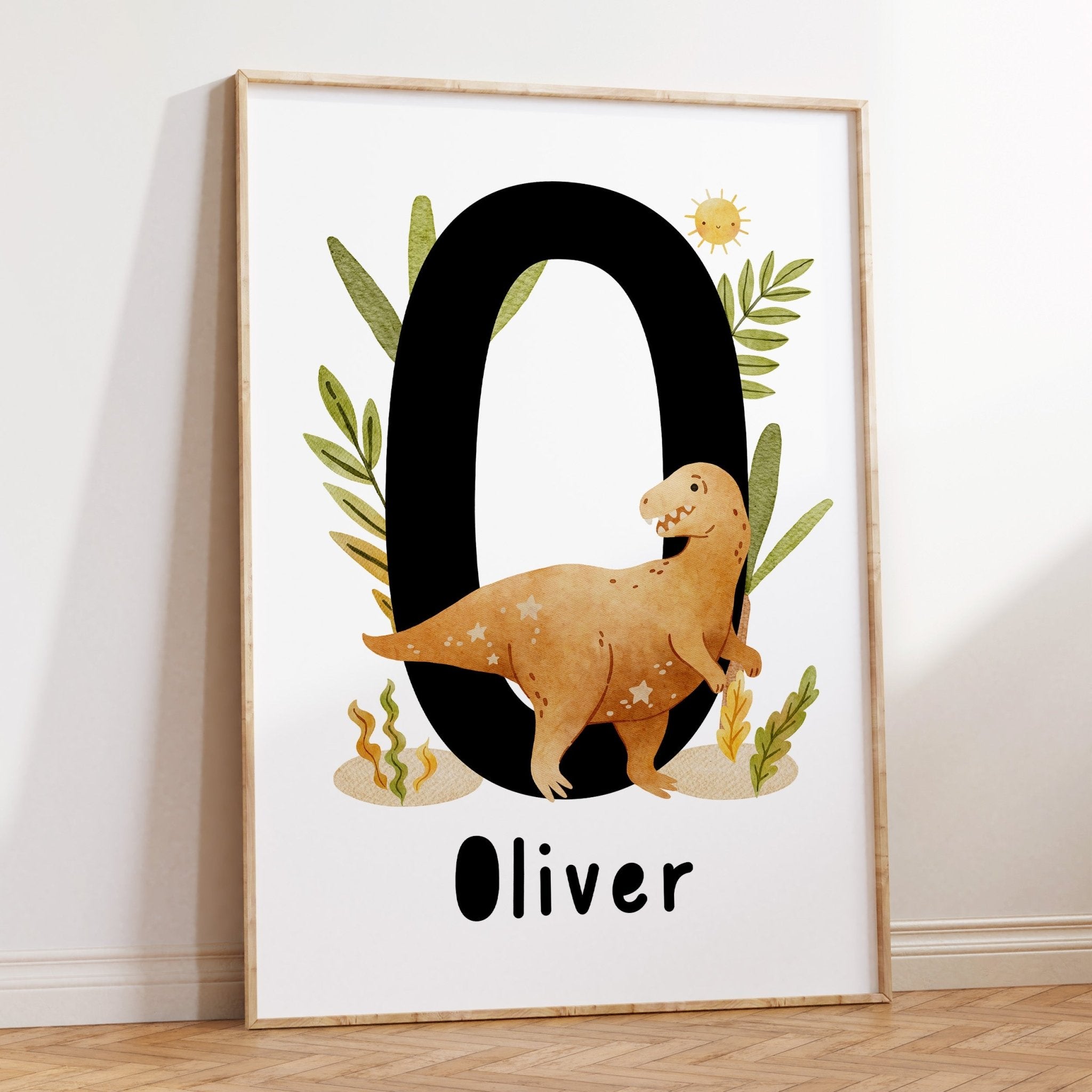 Dinosaur Name Print - Allosaurus