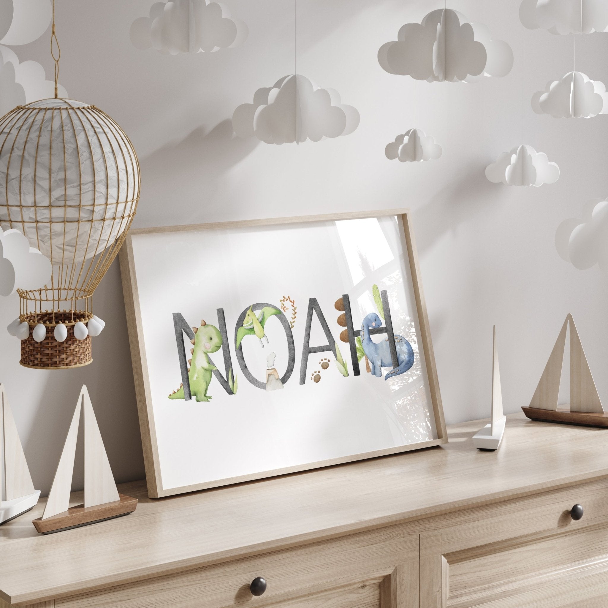 Dinosaur Name Print