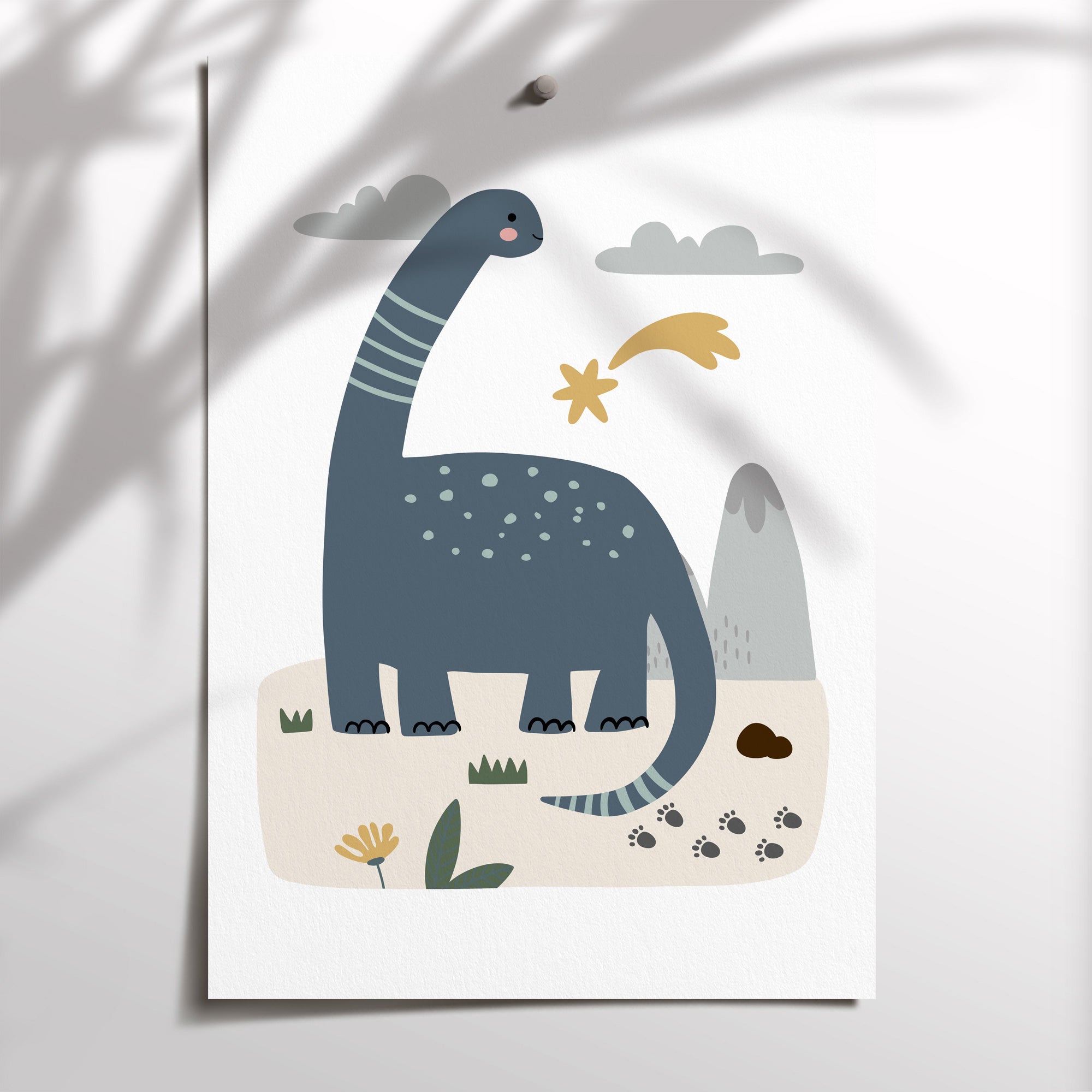 Dinosaur & Name Prints