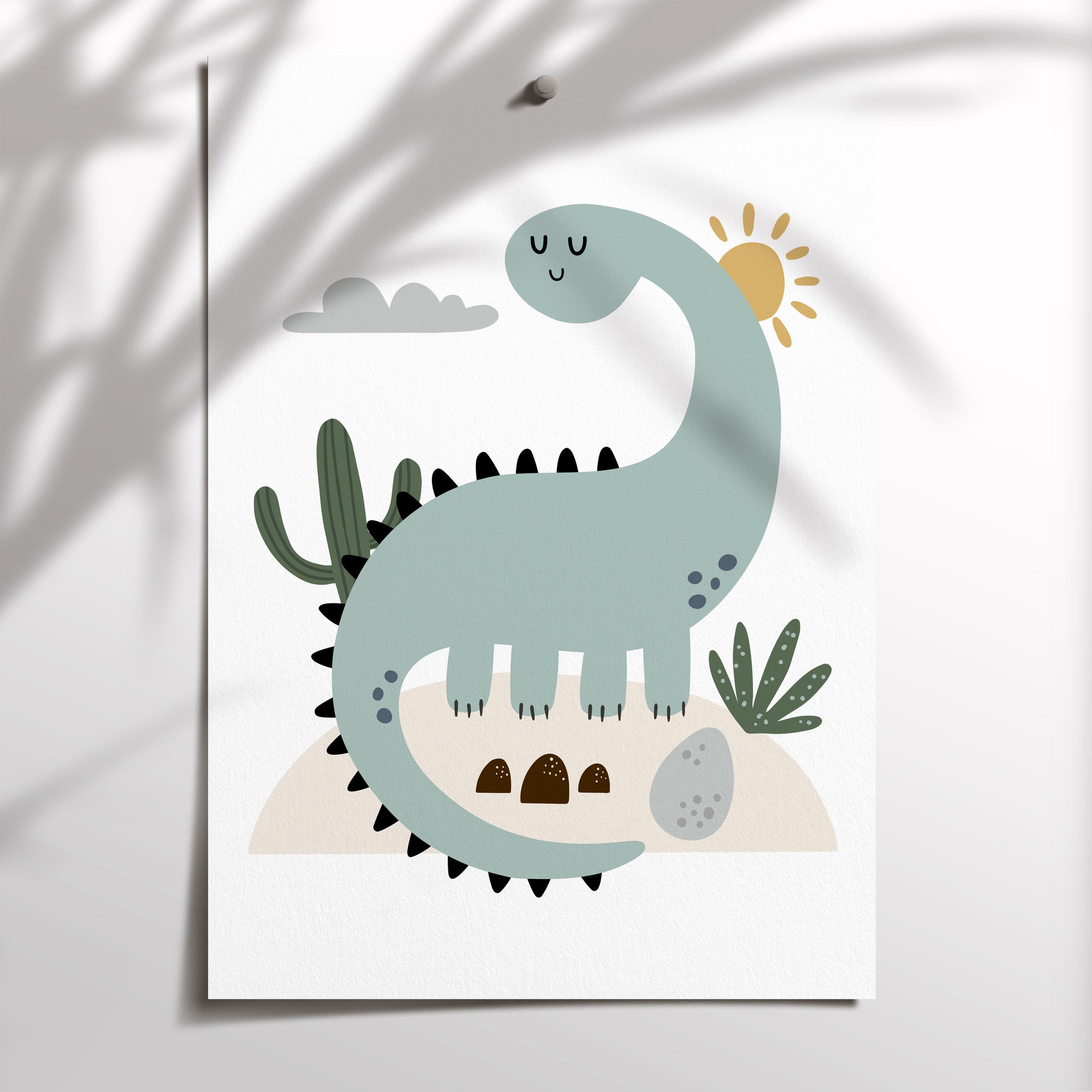 Dinosaur & Name Prints